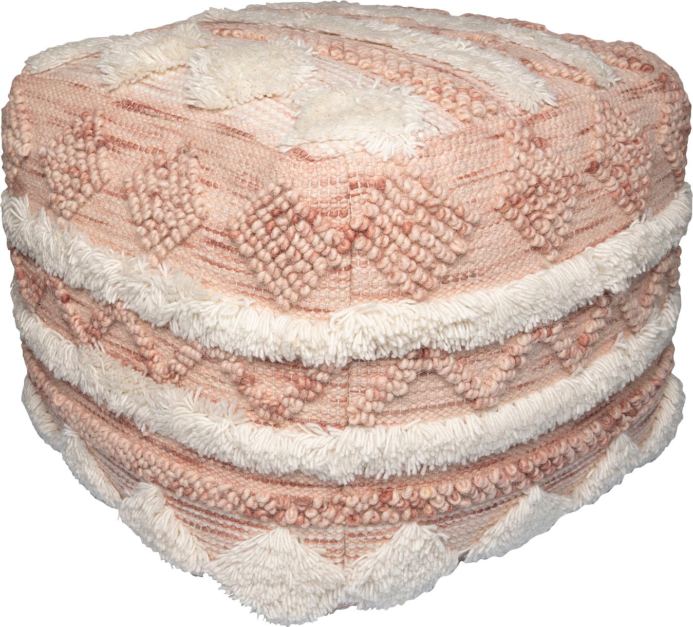 Pouf »Pouf Bohist 225 50cm x 50cm«, (1 St.), handgefertigt, Unikat, sehr gut kombinierbar