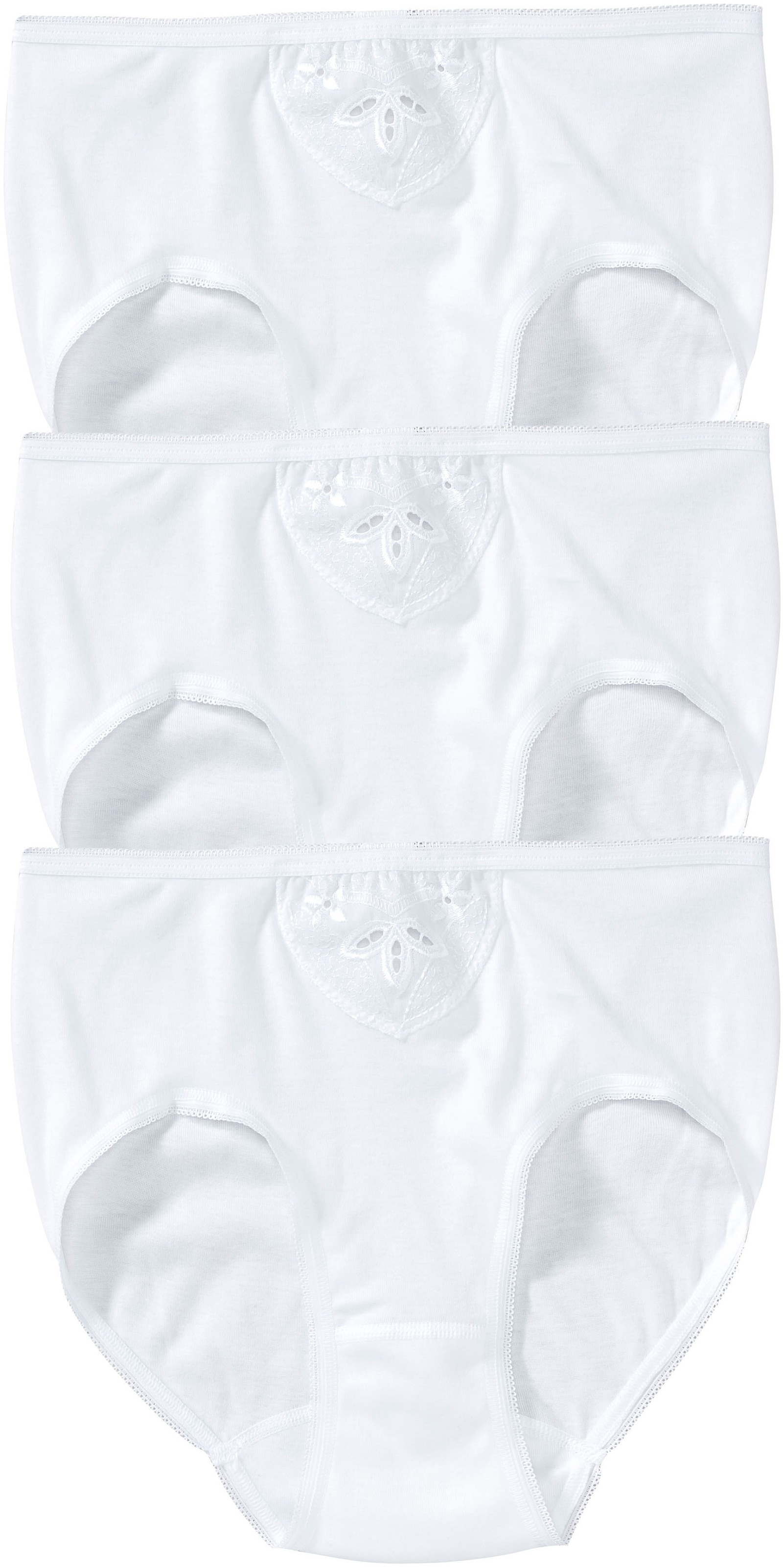 Image of Speidel Hüftslip "Noelle" 3er Pack, bequem, weich, schlicht, elastisch, feminin, mit Motiv, Baumwolle