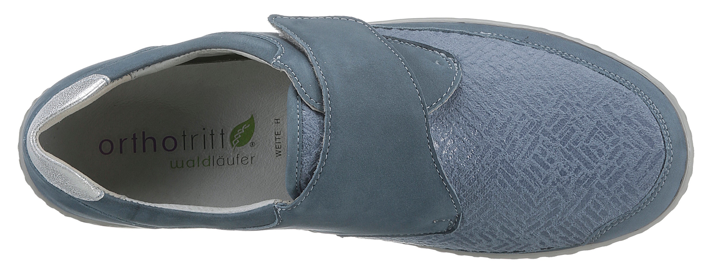 Waldläufer Klettschuh »HENNI-Soft«, Komfortschuh, Freizeitschuh mit Textil-Stretch, H-Weite