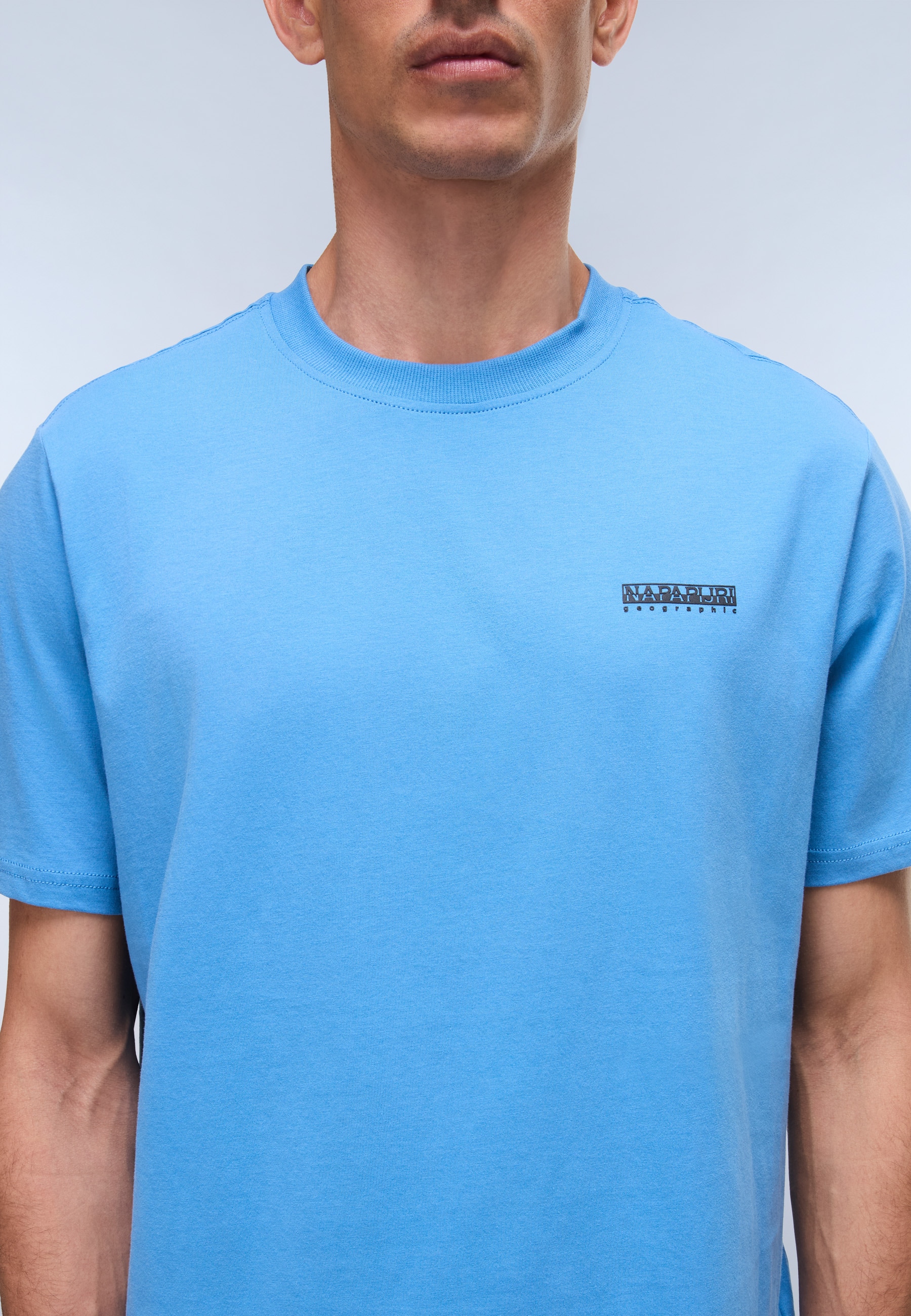 Napapijri T-Shirt »S-SMALL BOX« mit Markenlabel, aus Baumwolle