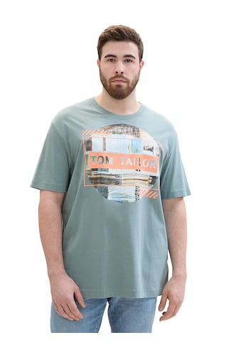 T-Shirt, mit Fotoprint und Rundhalsausschnitt