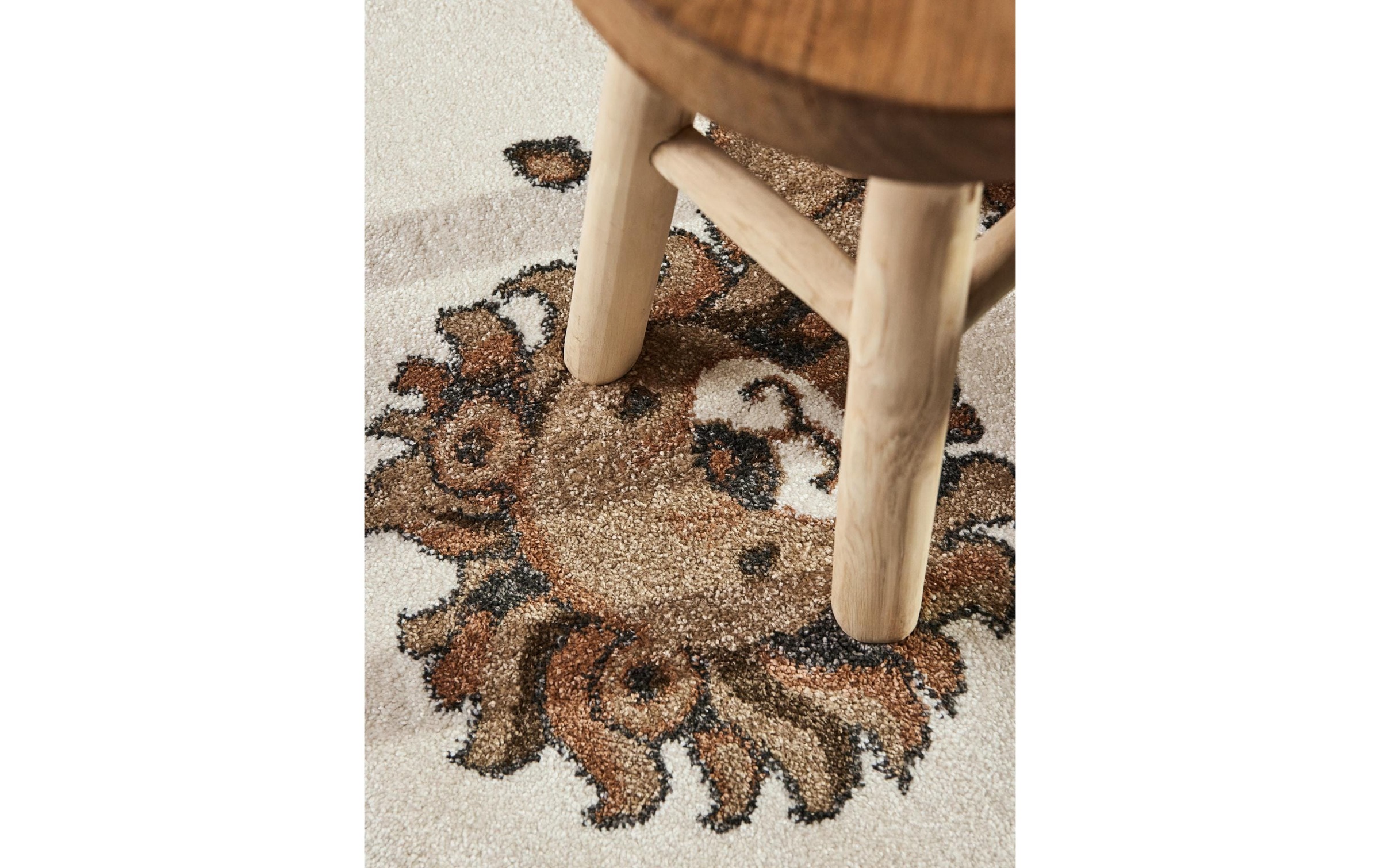 Villeroy & Boch Kinderteppich »Roar like a Lion Teppich« rund 9 mm Höhe Spielteppich weich, Kinderzimmer, Boho Kids Spielunterlage, Tieremotiv