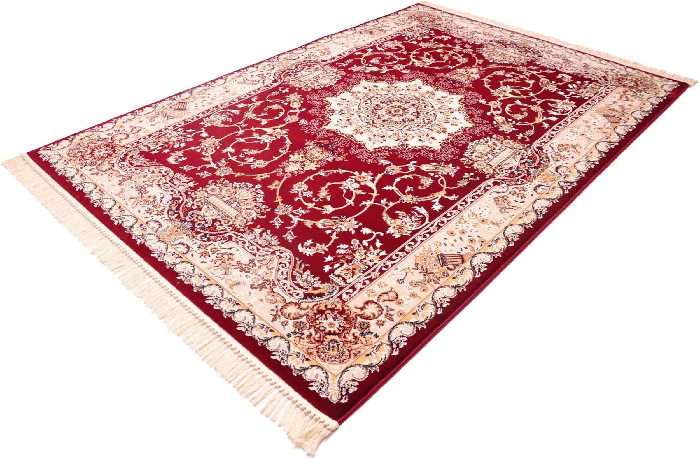 Image of Böing Carpet Läufer »Classic 4051«, rechteckig, 10 mm Höhe, Teppich-Läufer, Kurzflor, gewebt, Orient-Optik, mit Fransen, ideal im Flur & Schlafzimmer bei Ackermann Versand Schweiz