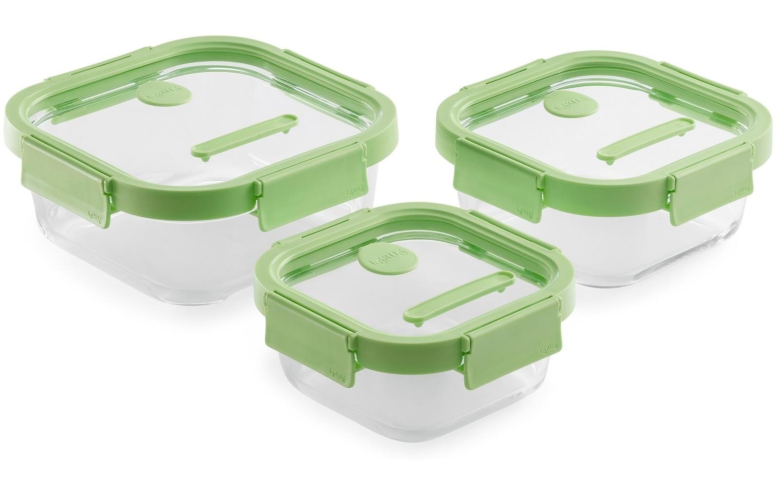 Image of Vorratsdose "Lékué Set mit Glasdeckel"