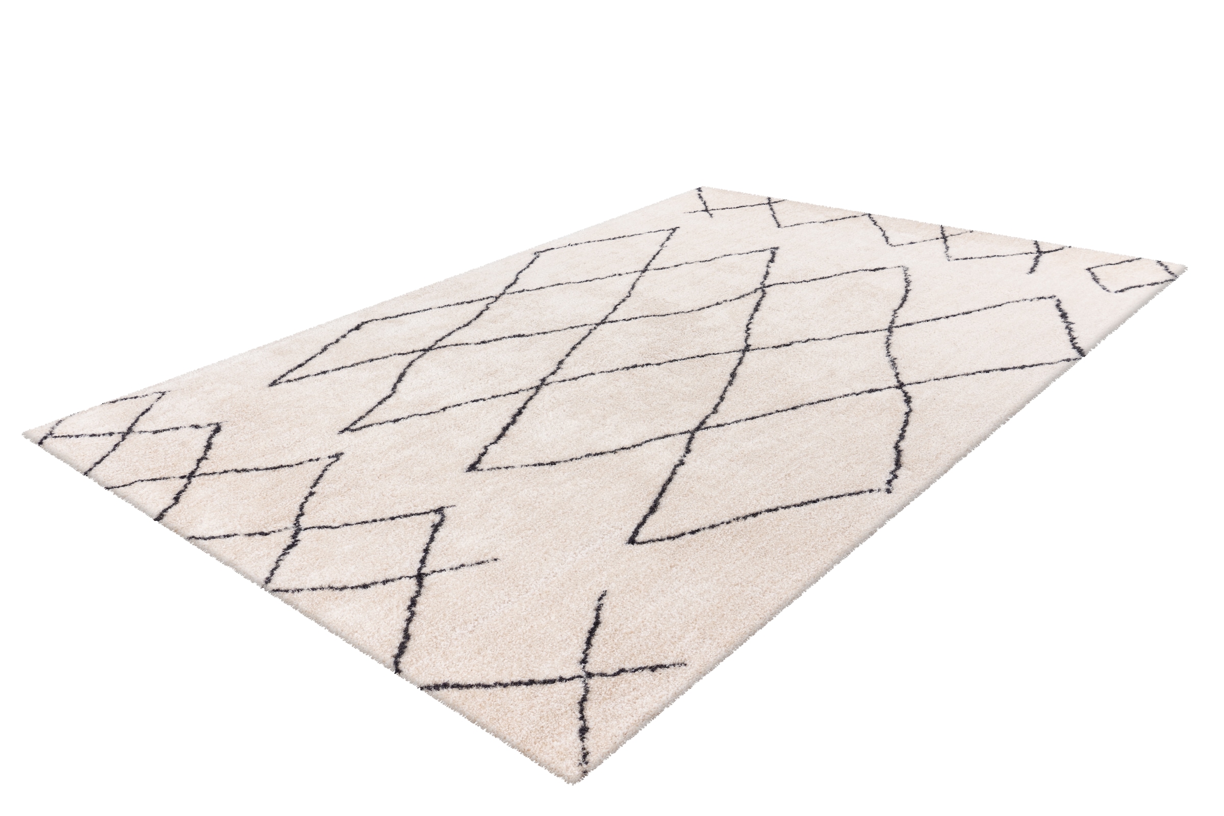 me gusta Teppich »Orlando 425«, rechteckig, 27 mm Höhe, Weicher Hochflorteppich, dezent gestaltet,Fussbodenheizung geeignet