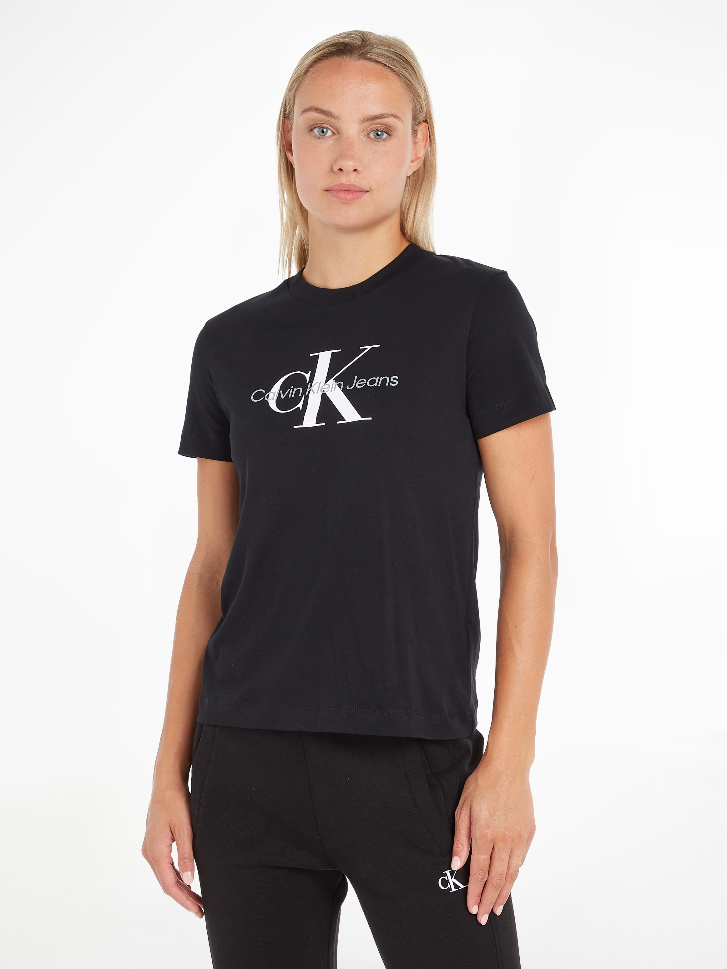 Rundhalsshirt »CORE MONOGRAM REGULAR TEE«, mit Calvin Klein Jeans Monogramm