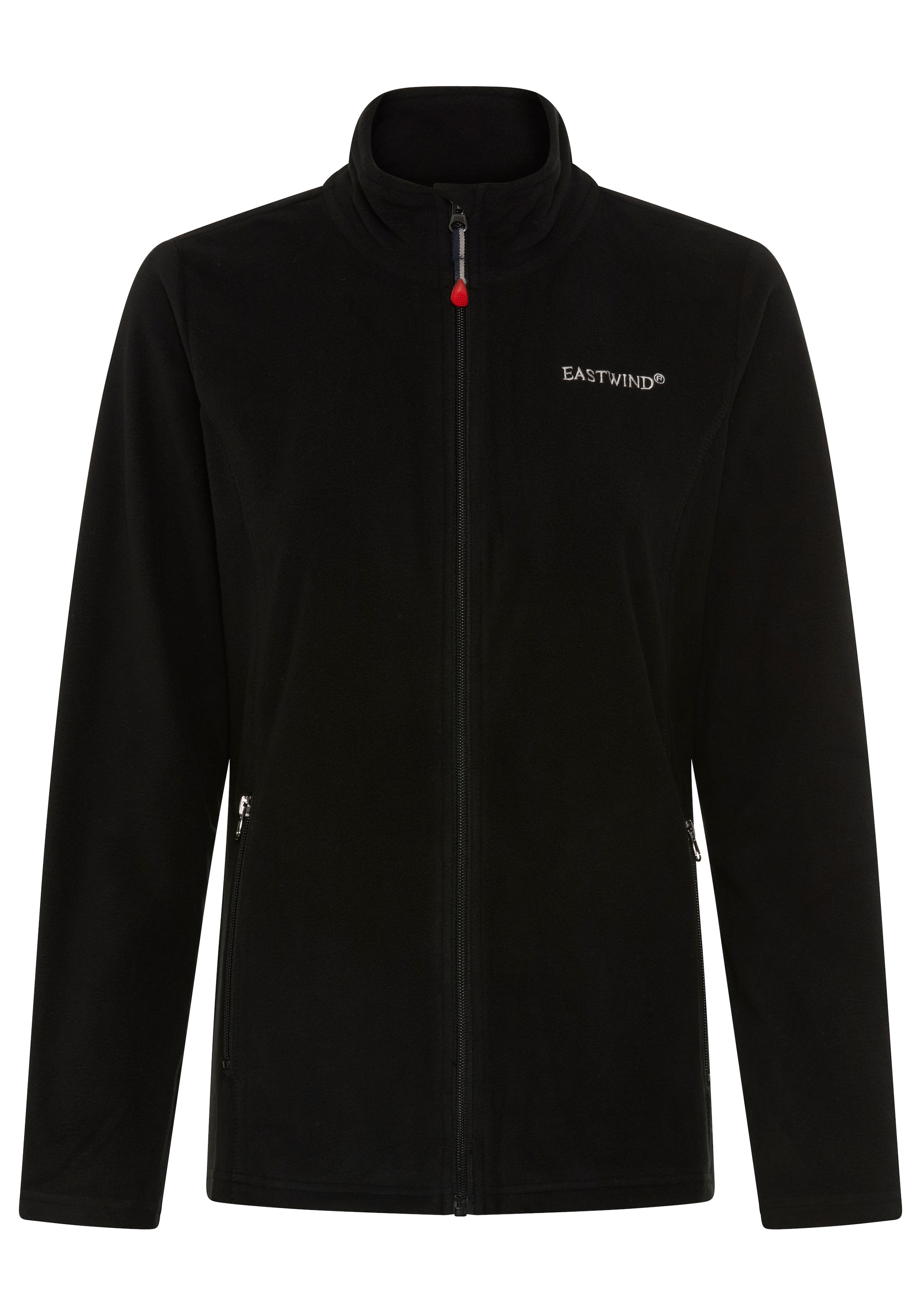 Eastwind Fleecejacke ohne Kapuze für kalte Tage,  aus 100% Polyester,  sportlicher Stil