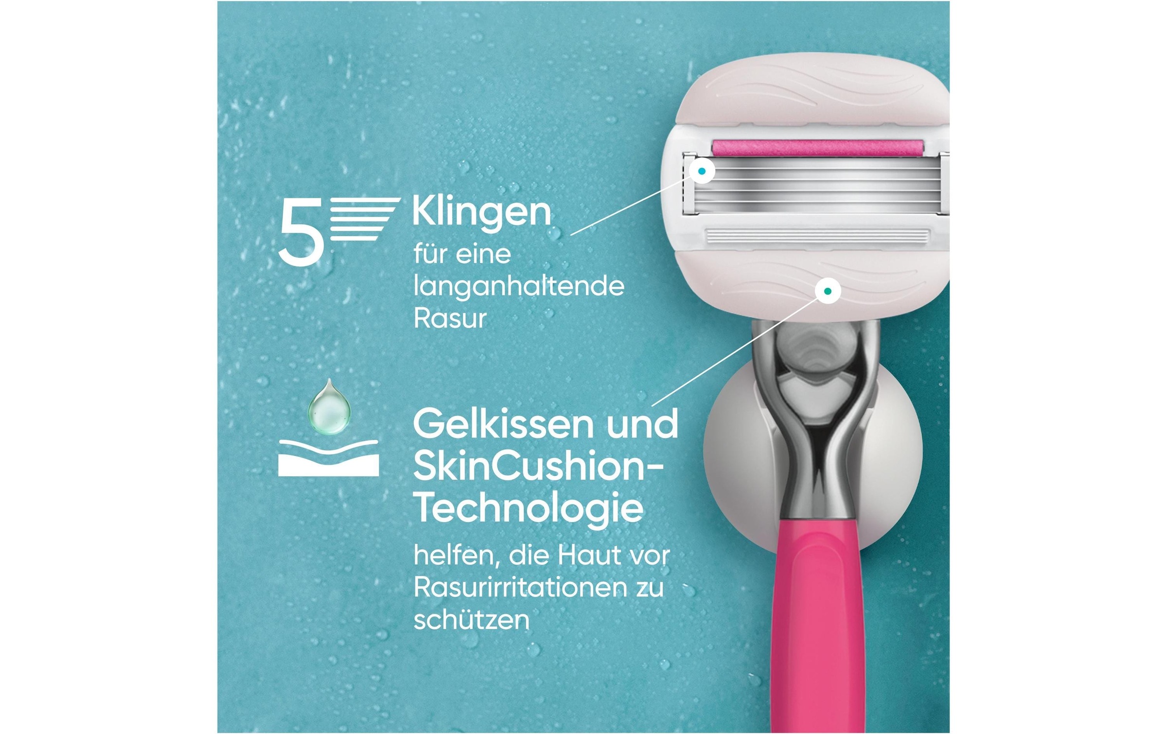 Gillette Venus Rasierklingen »Venus Pro ComfortGlide 6 Stück«