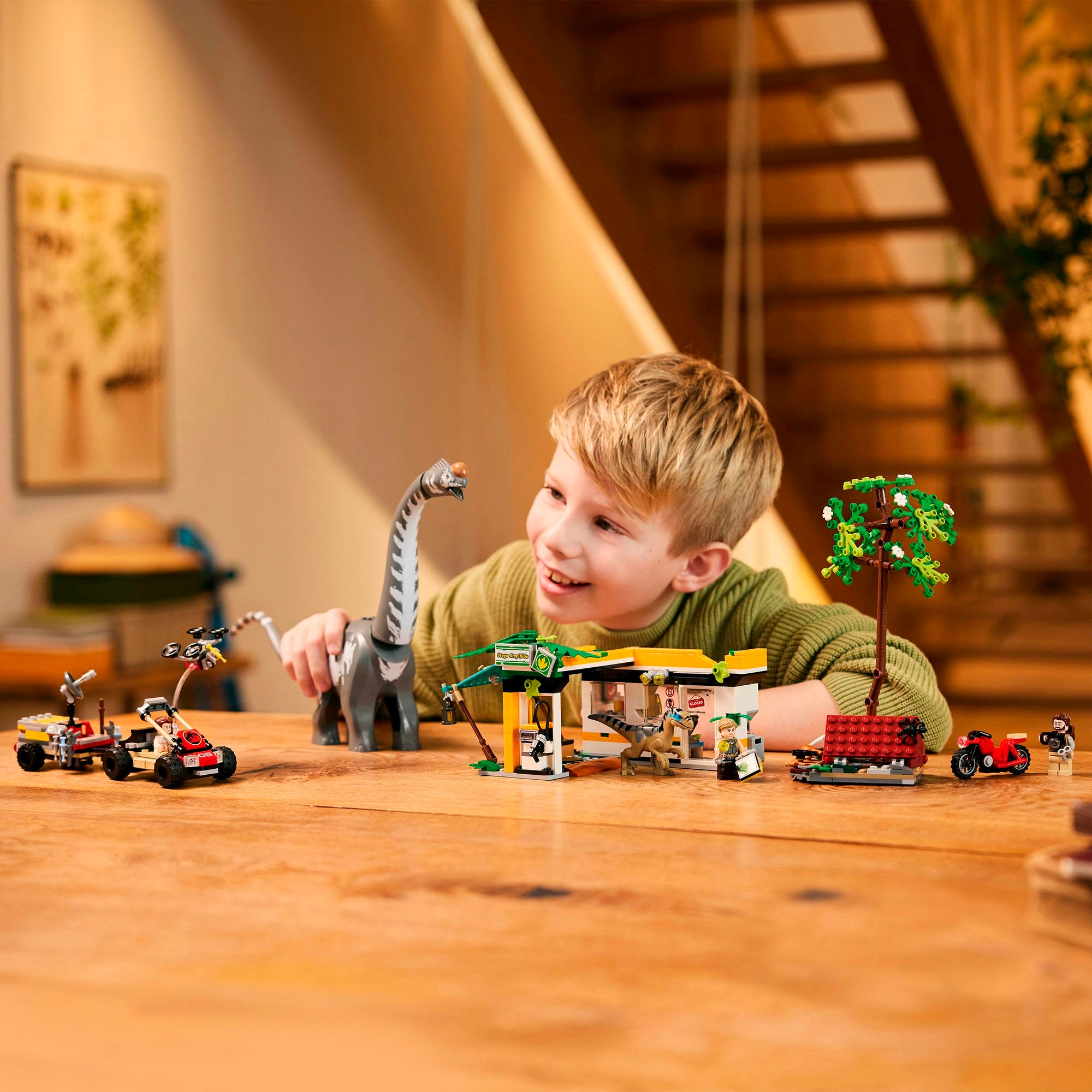 LEGO® Konstruktionsspielsteine »Raptor & Titanosaurus: Grosse Fährtensuche (76973), LEGO Jurassic World« Made in Europe