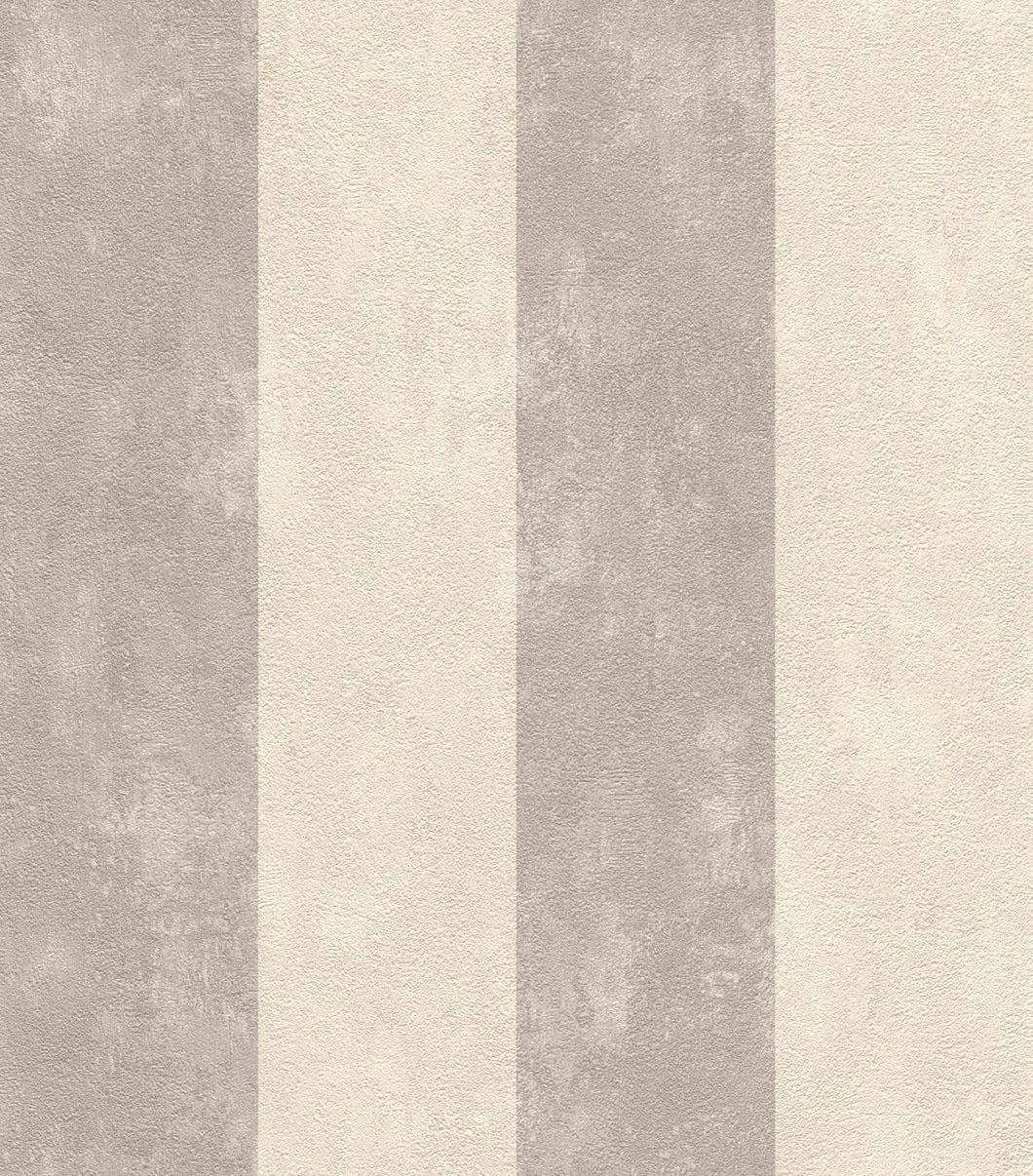 Image of Rasch Vinyltapete "Lucera" gestreift geprägt