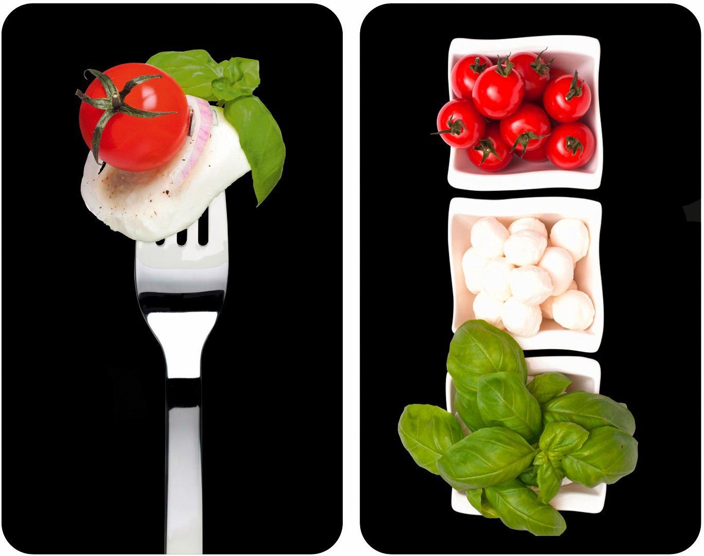 Image of WENKO Herd-Abdeckplatte »Caprese«, (Set, 2 tlg.), rutschfesten Spezialfüsse bei Ackermann Versand Schweiz