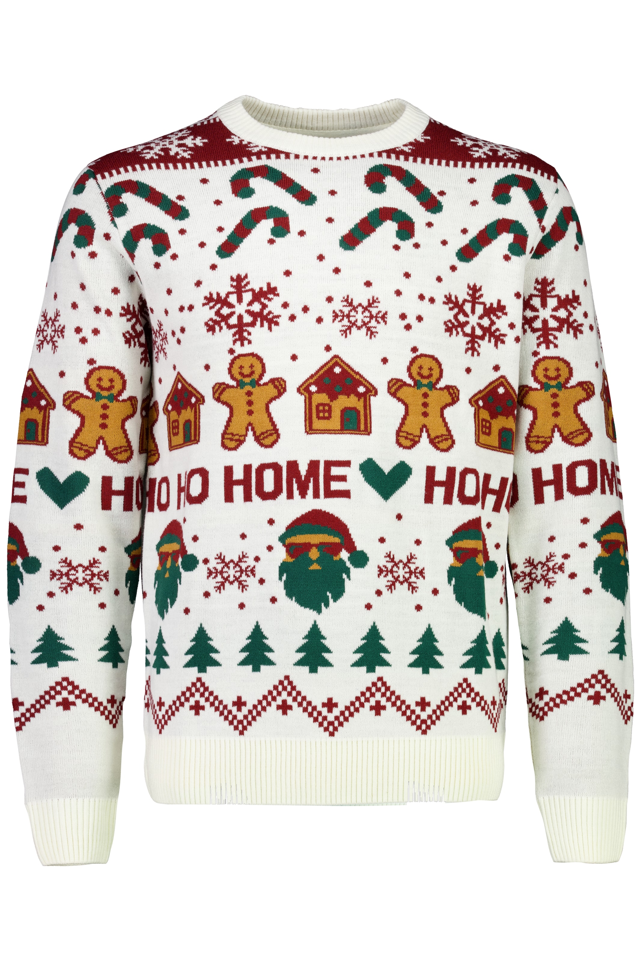 LINDBERGH Weihnachtspullover mit Intarsien Muster