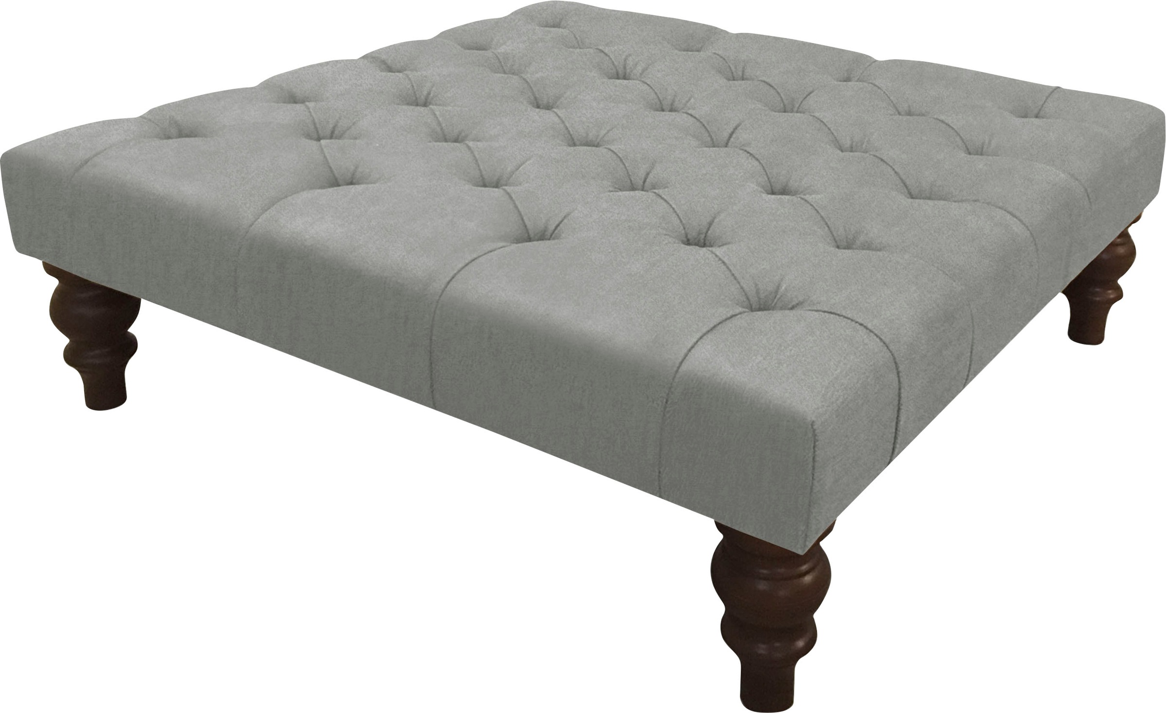 Image of Home affaire Hocker »Duc«, hochwertige Knopfheftung im Rücken, Samtoptik mich changierender Optik bei Ackermann Versand Schweiz