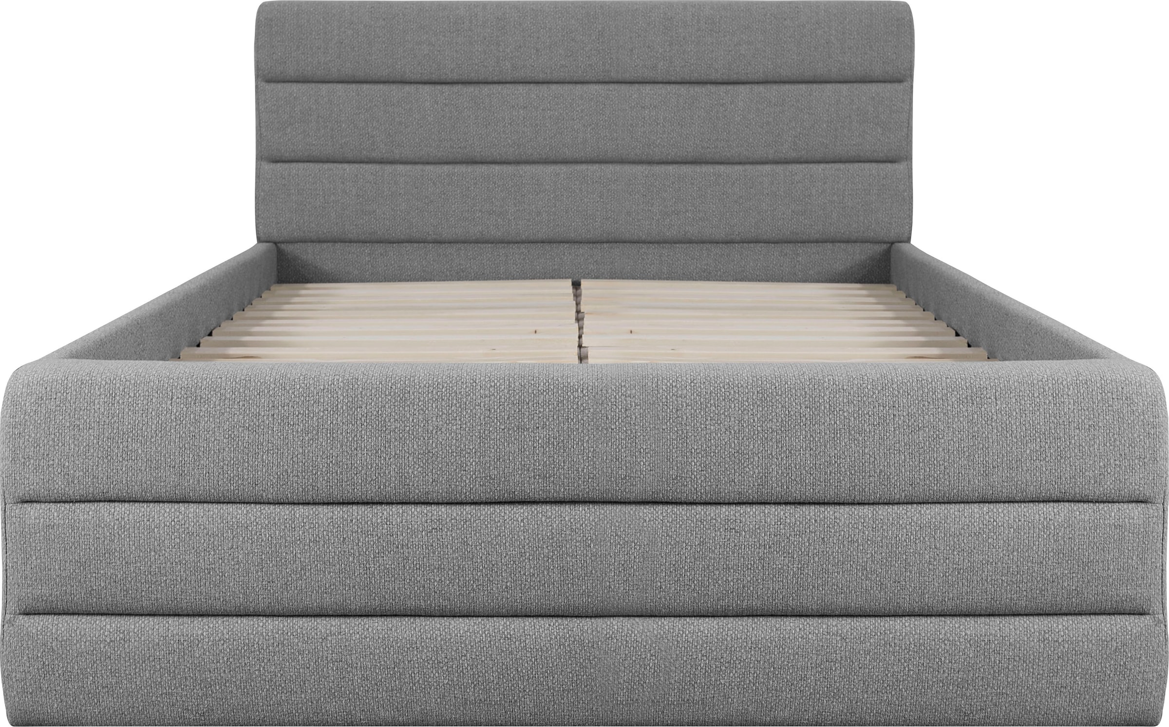 GOODproduct Polsterbett »Merrit«, Quernaht im Kopf- und Fussteil, in 5 Breiten, auch in 220 cm Länge