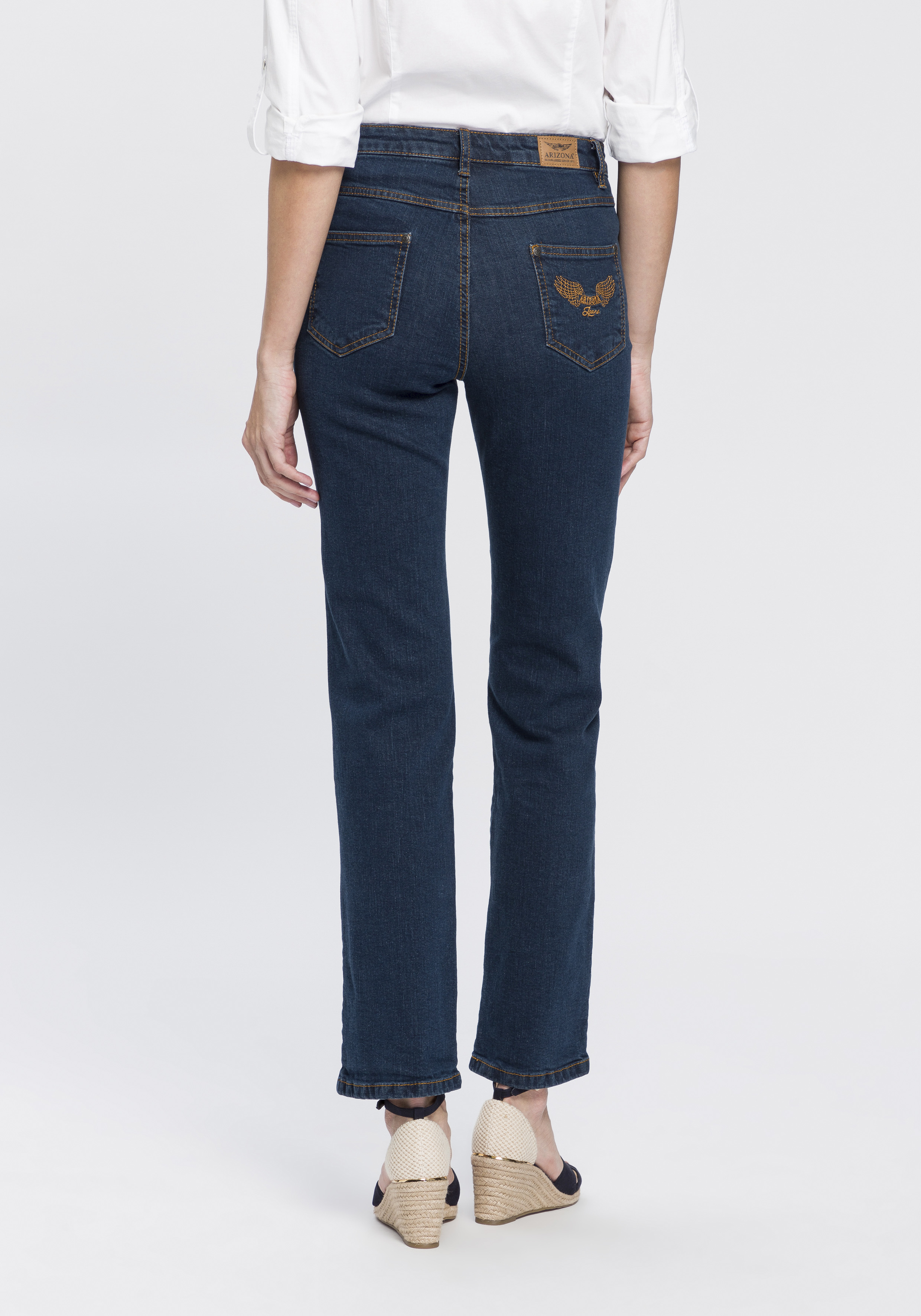 Gerade Jeans »Comfort-Fit«, High Waist
