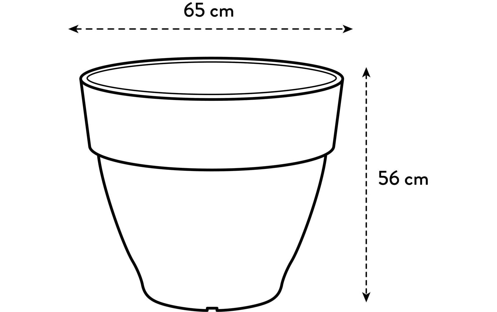 Elho Blumentopf »Vibia Campana Rund 65 cm«