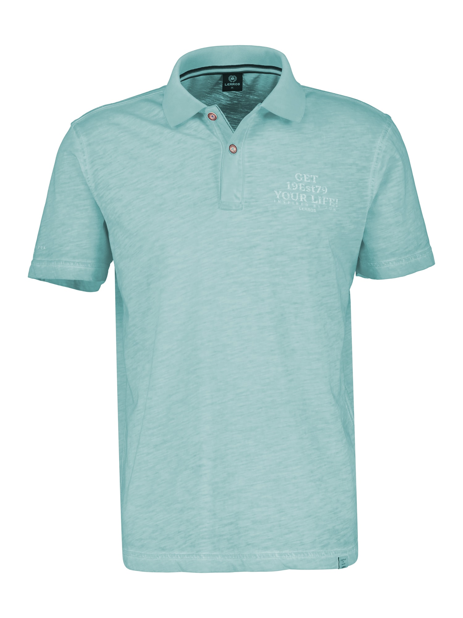 Image of LERROS Poloshirt "Poloshirt mit lässigem Brustprint"