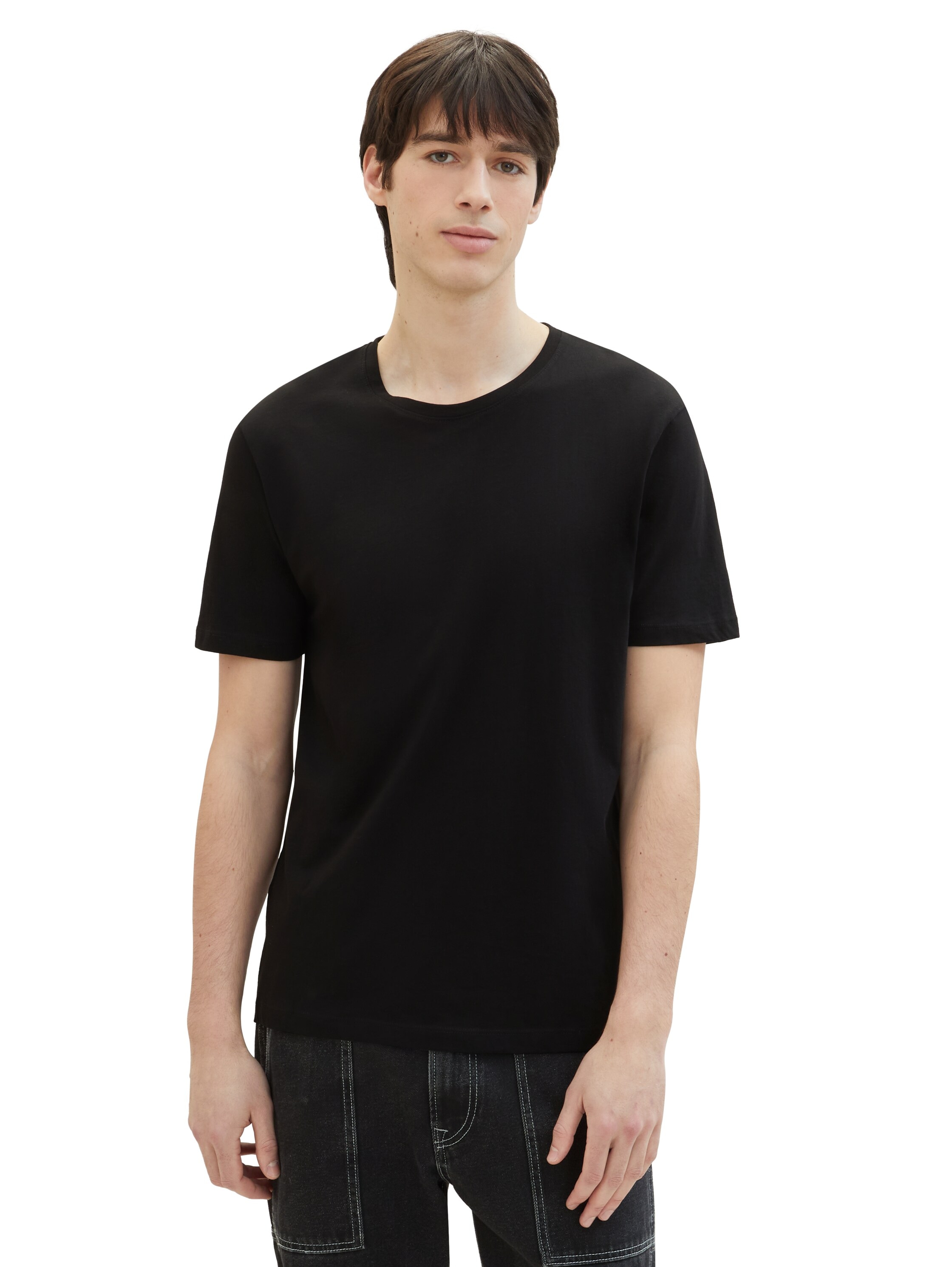 TOM TAILOR Denim T-Shirt, (Packung, 3 tlg.)
