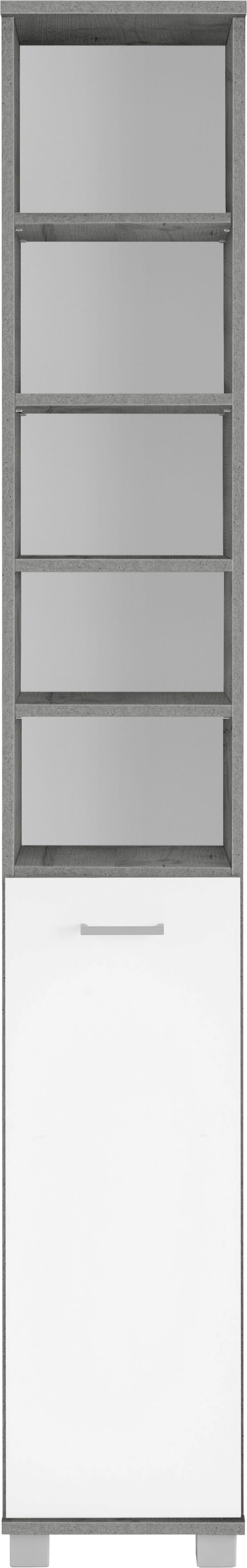 Schildmeyer Hochschrank beidseitig auf Regalfächer versandkostenfrei Tür montierbar, »Mobes«, cm, 30,3/193,7 Breite/Höhe