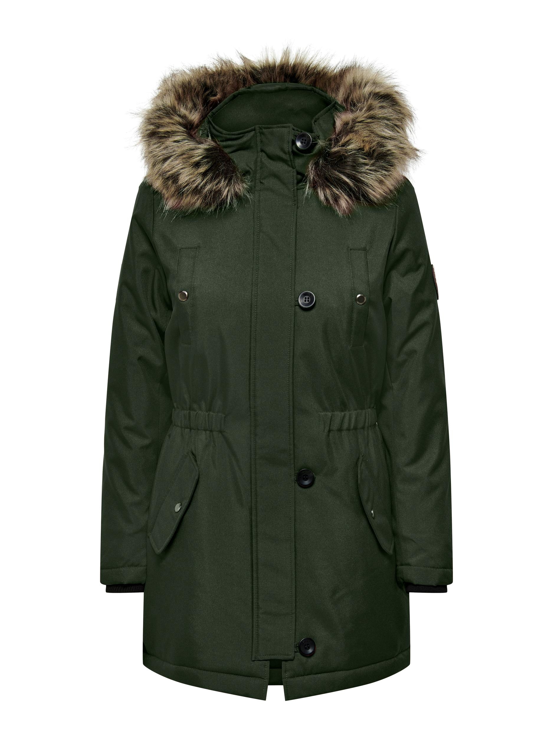 ONLY Parka »ONLIRIS FUR WINTER PARKA OTW CC«, mit Kapuze, mit Kapuze