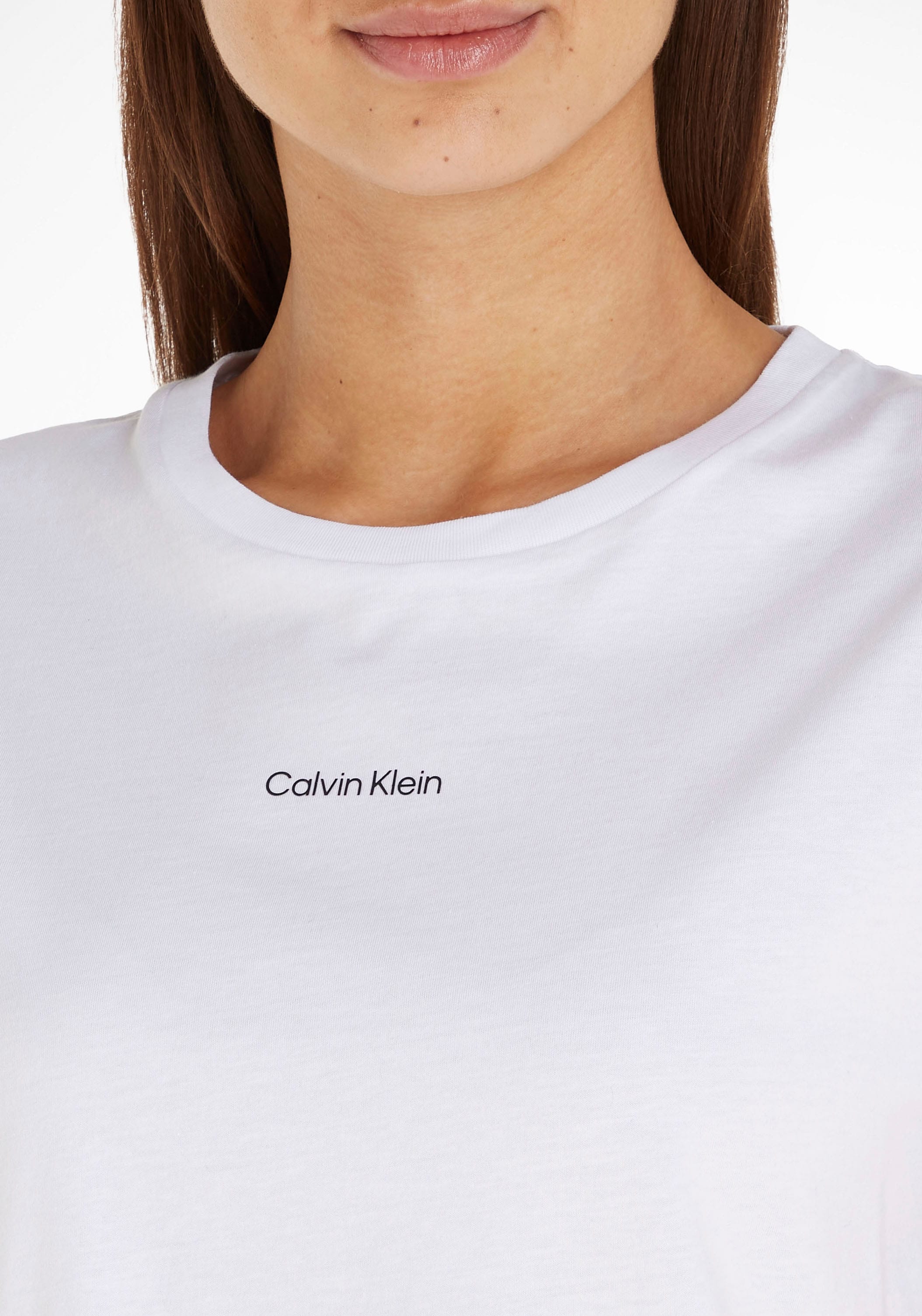 Baumwolle aus versandkostenfrei T-Shirt »MICRO reiner ♕ Klein LOGO T-SHIRT«, Calvin kaufen