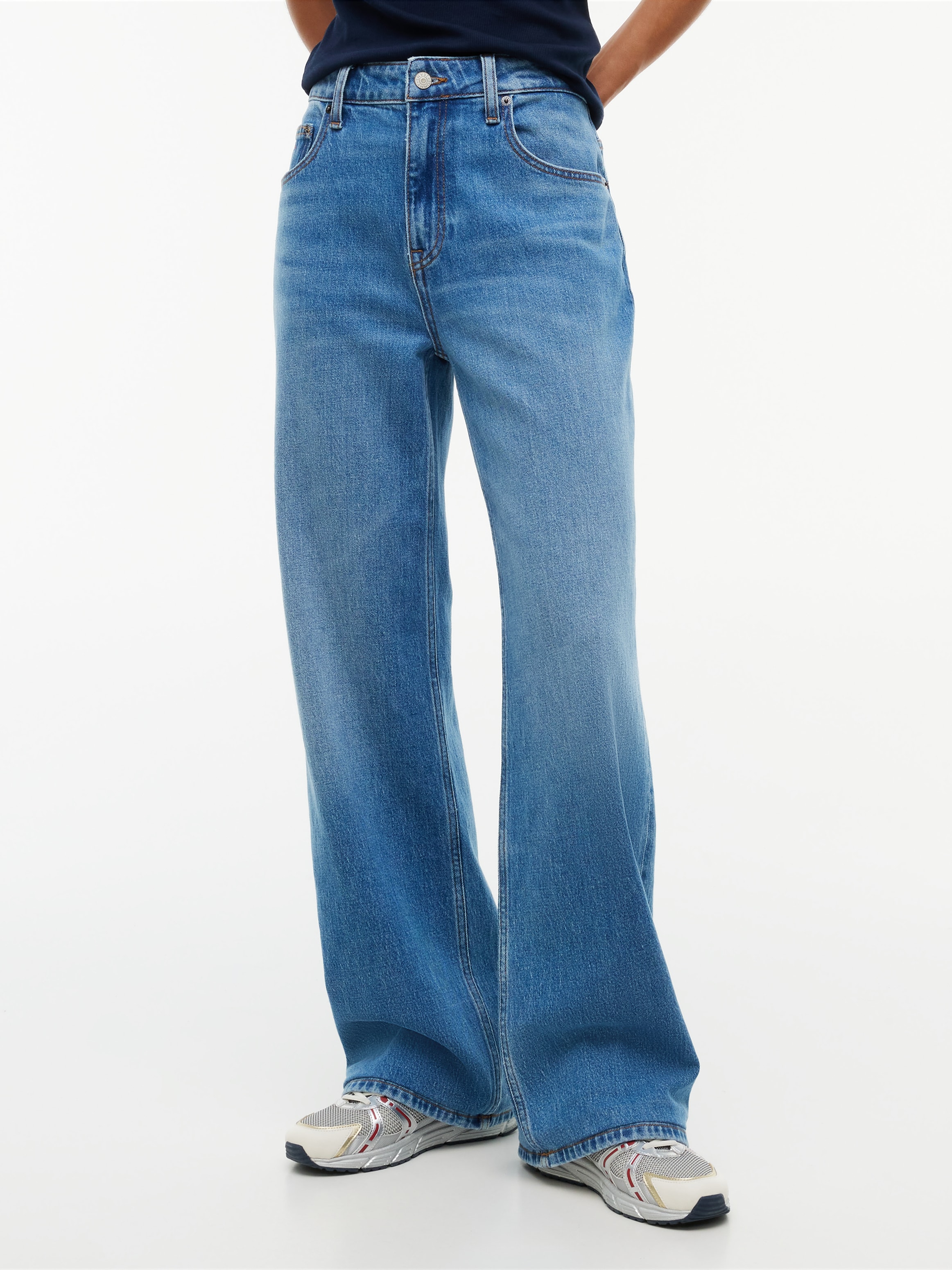 Image of Tommy Jeans Relax-fit-Jeans "MIA MID RELAXED STRAIGHT BJ0133" Baumwollmischung, relaxed fit