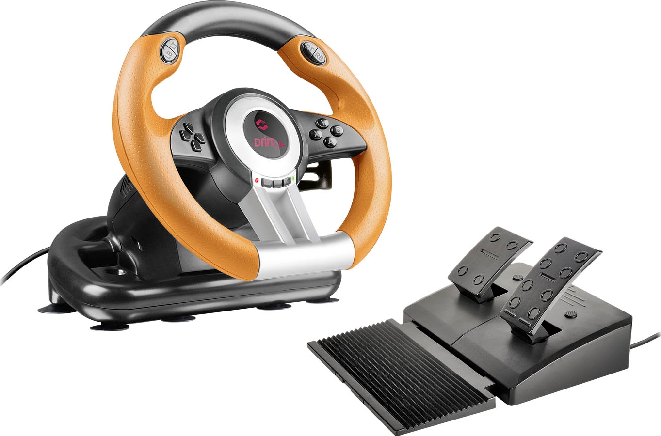 Gaming-Lenkrad »DRIFT O.Z. Racing Wheel«, für PC, mit Pedalen und Schaltung