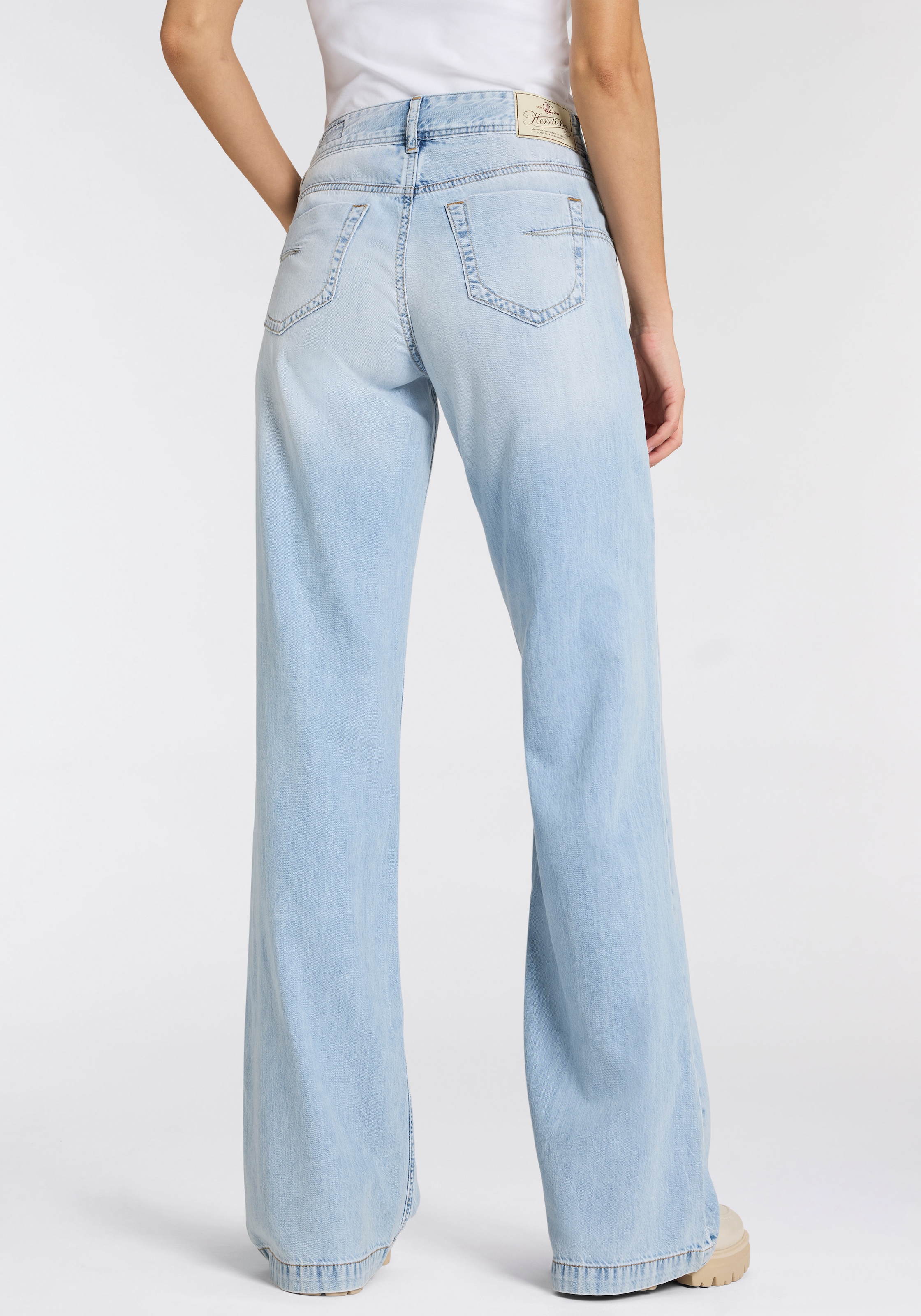 Herrlicher Jeans à 5 poches »Edna Denim Light« mit ausgestelltem Bein