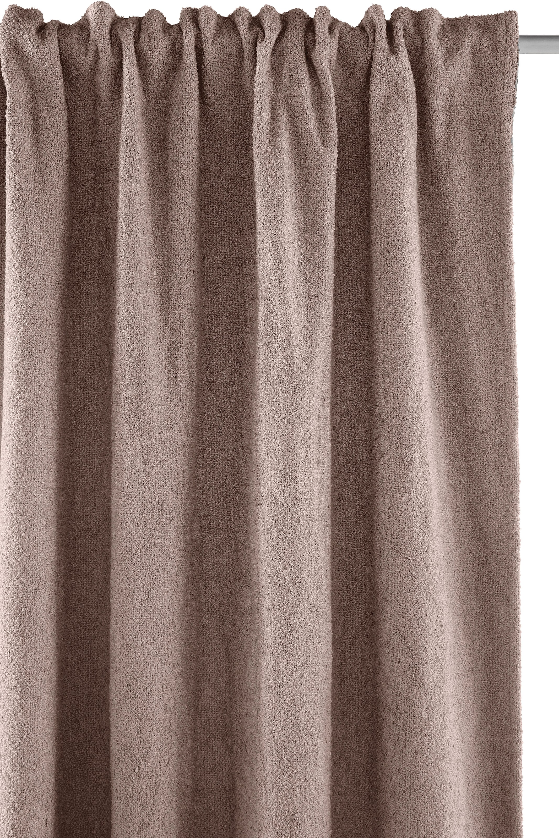 homsy by Ana Johnson Rideau occultant »Bouclea« premium, verdunkelnd, hochwertig, modern, Wohn-/Schlafzimmer, Bouclé