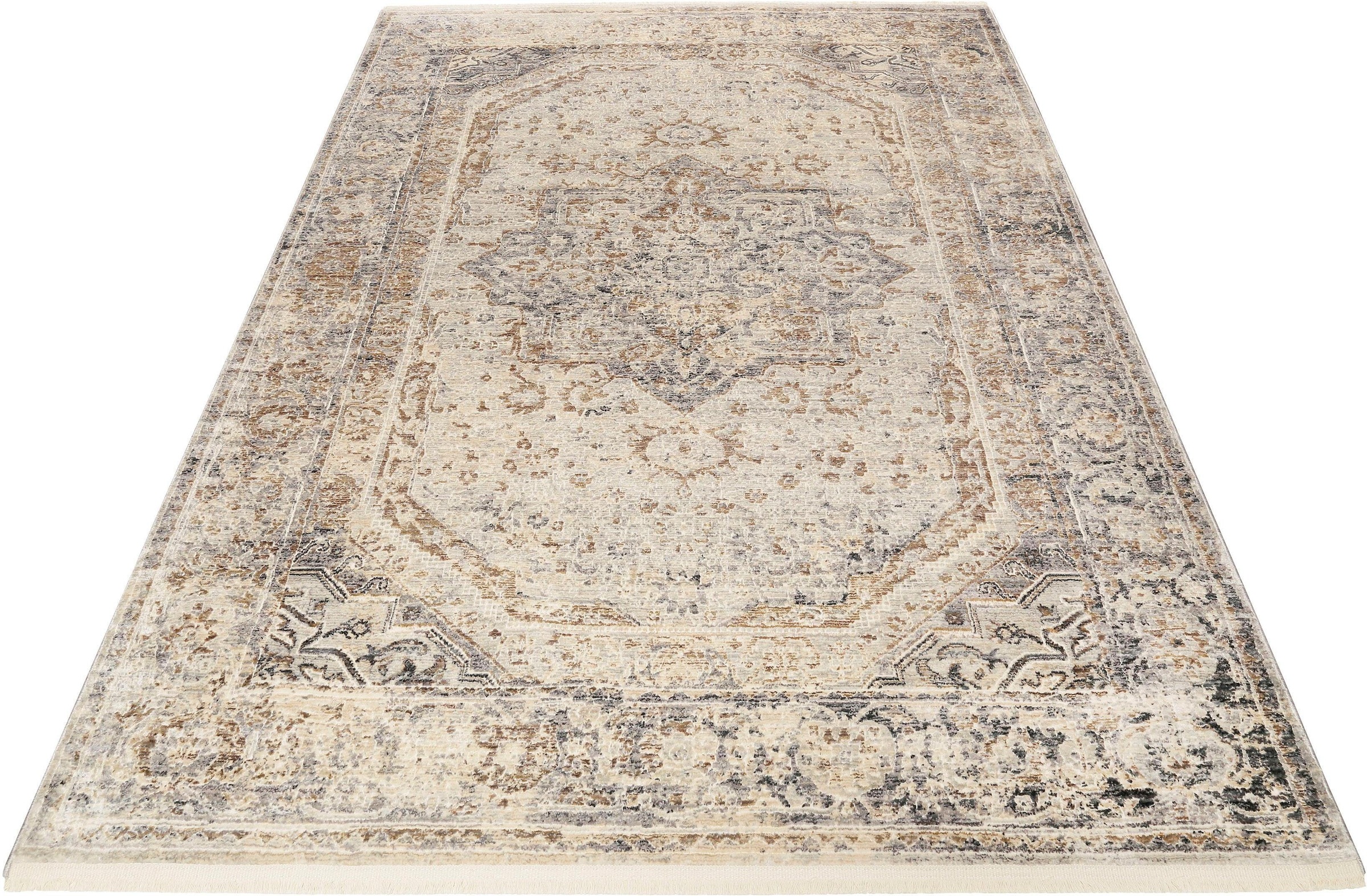 Image of Wecon home Teppich »SoHo Touch«, rechteckig, 7 mm Höhe, Hoch-Tief-Struktur, Wohnzimmer bei Ackermann Versand Schweiz