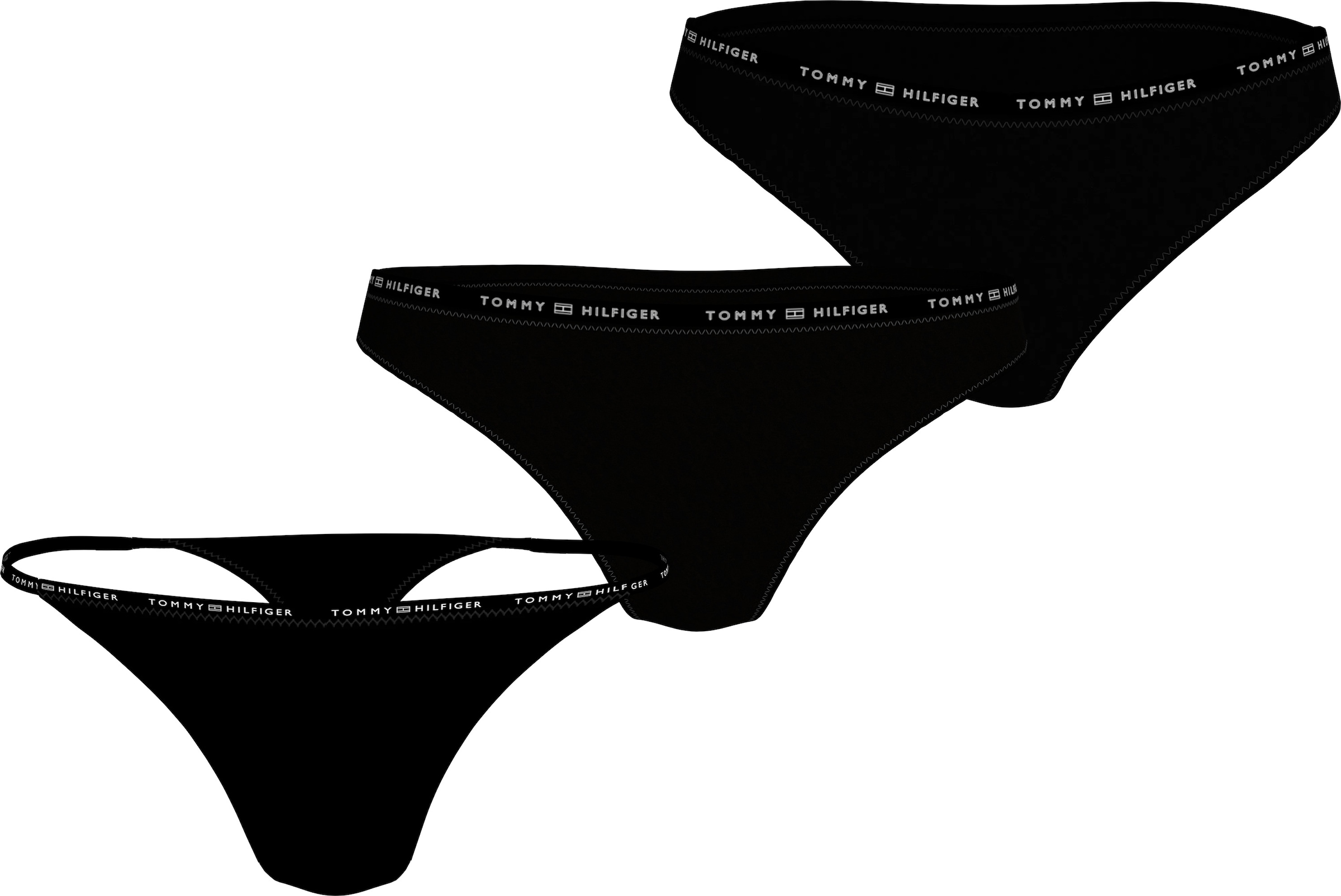 Tommy Hilfiger Underwear Slip »3 PACK MULTI SHAPE BOTTOM«, (Packung, 3 St., 3er), mit Shape Effekt