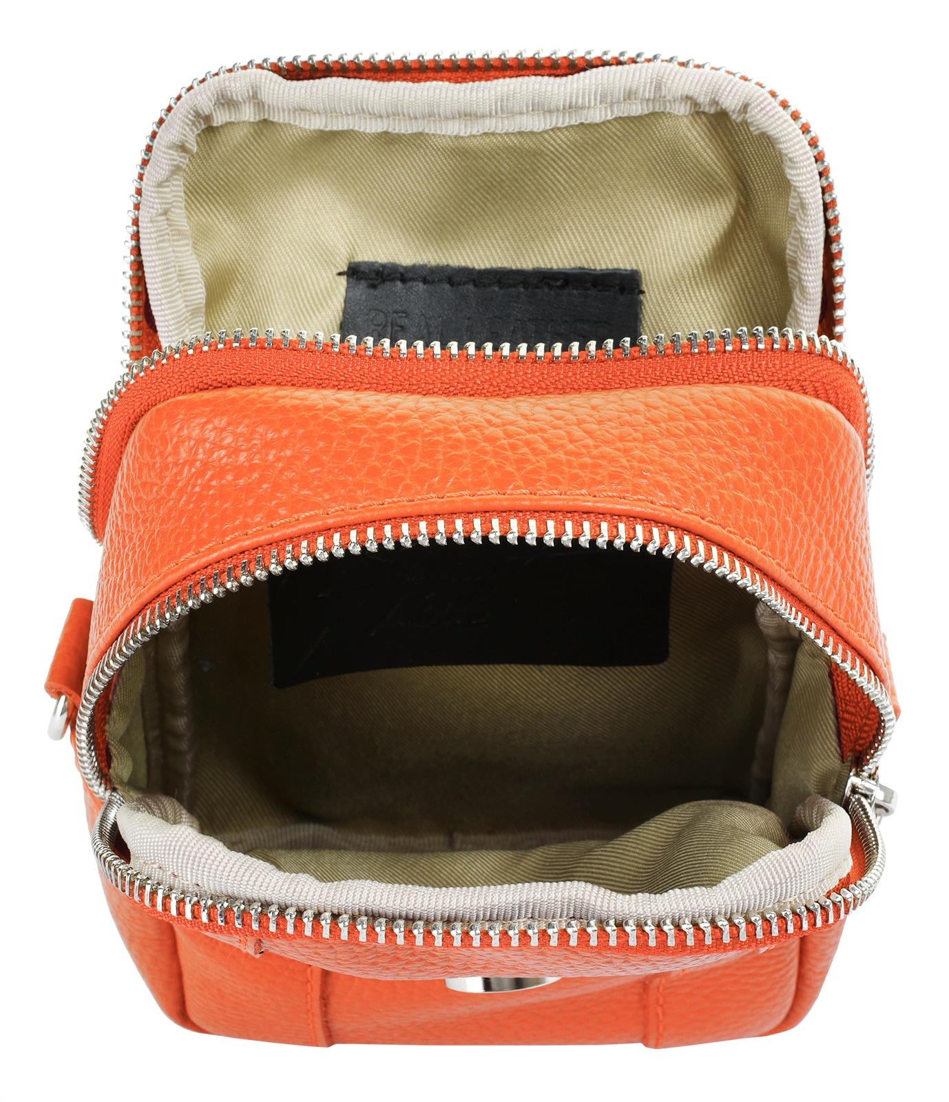 Samantha Look Umhängetasche echt Leder, Made in Italy