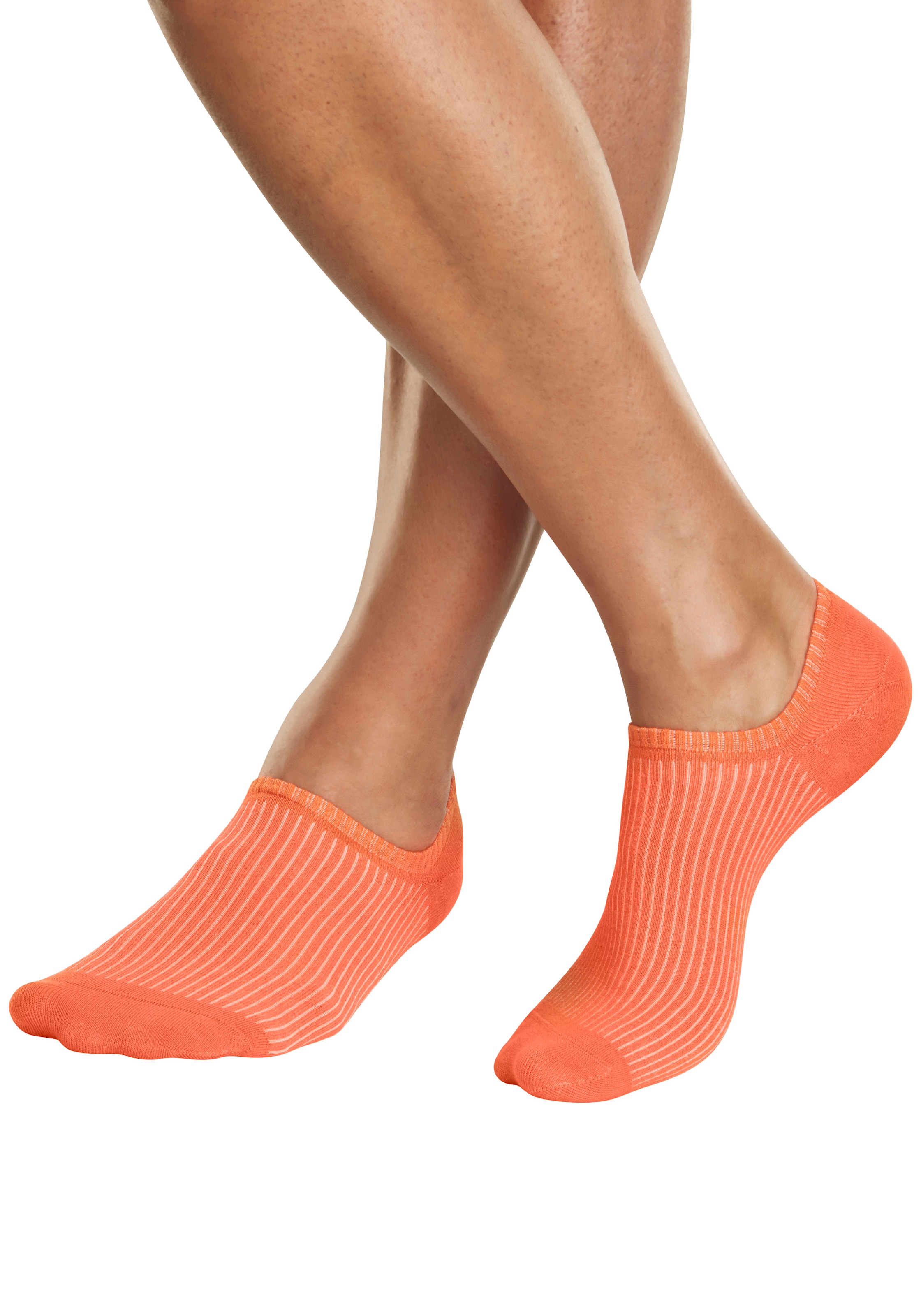 H.I.S Chaussettes de baskets Paquet, 7 Couple tlg. invisible und gerippt
