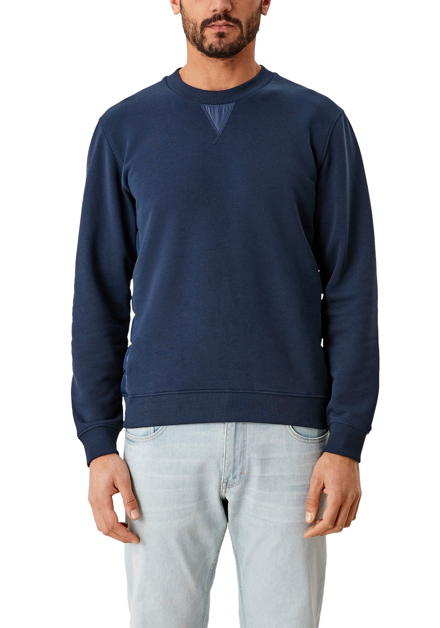 Image of s.Oliver Longsweatshirt, unifarben bei Ackermann Versand Schweiz