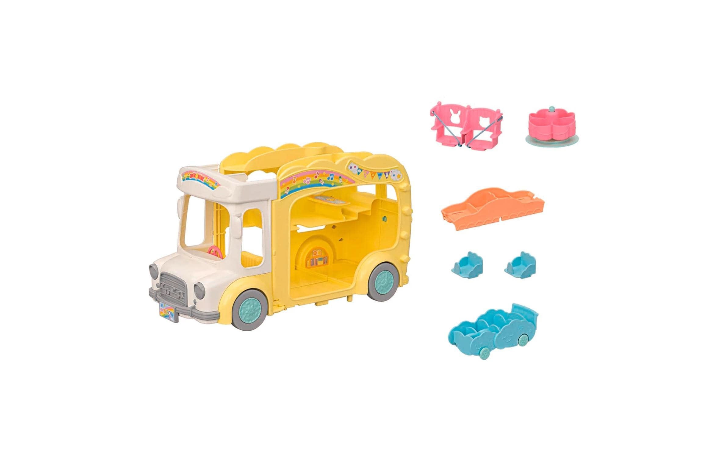 Sylvanian Families Spielfigur »Bus Regenbogen Erlebniskindergarten«