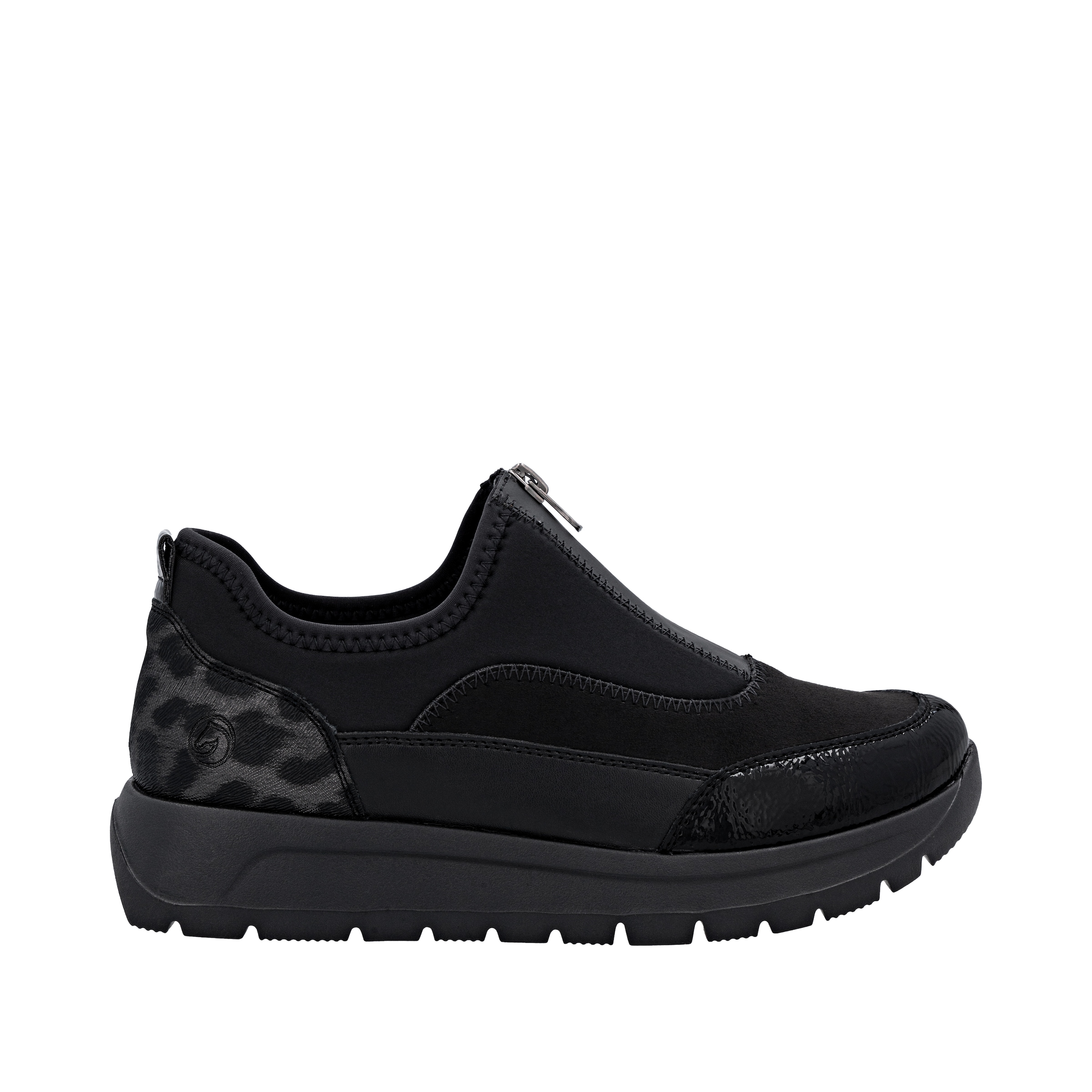 Remonte Baskets à plateforme  Halbschuh, Casual-Sneaker mit Lackdetails