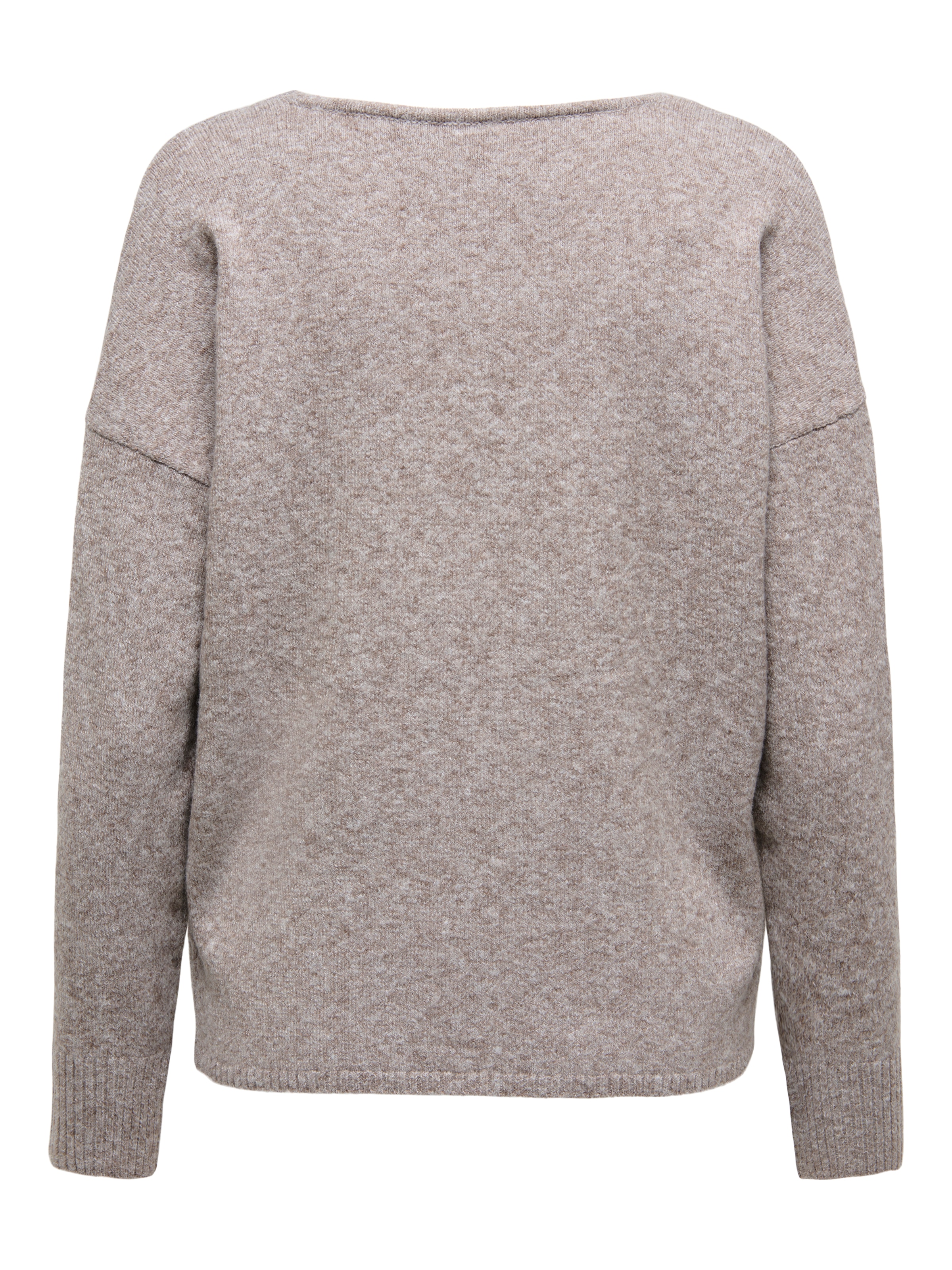 ONLY Pull col V »ONLRICA LIFE L/S V-NECK PULLO KNT NOOS« Materialmix, regular fit