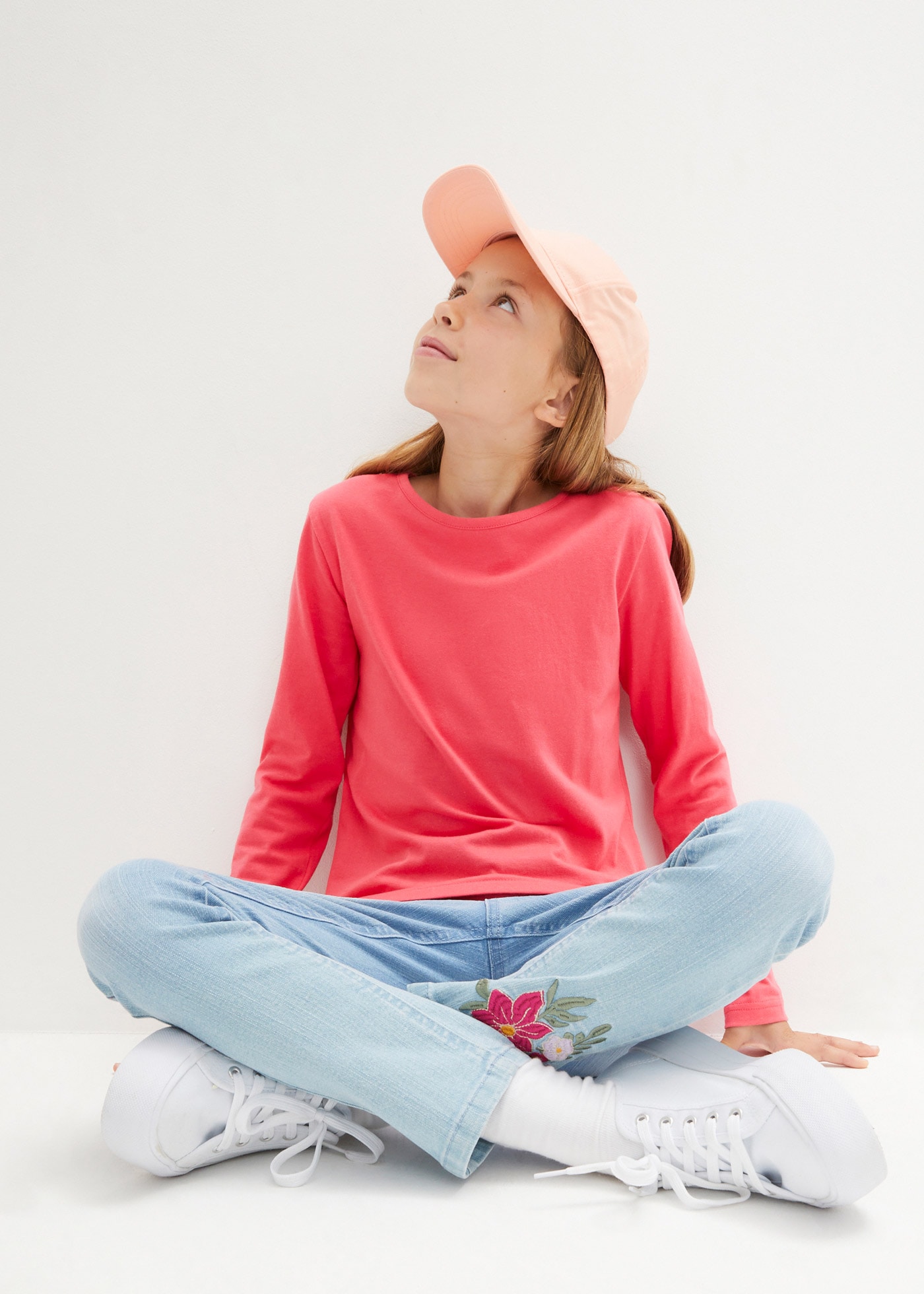 bonprix Langarmshirt »Langarmshirt aus reiner Baumwolle (3er Pack)«, 3 Stk. Langarmshirt aus reiner Baumwolle (3er Pack)
