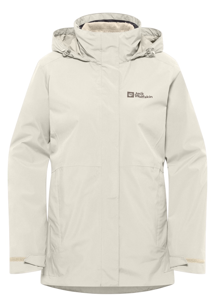 Jack Wolfskin 3-in-1-Funktionsjacke »ROTWAND 3IN1 JKT W«, mit Kapuze