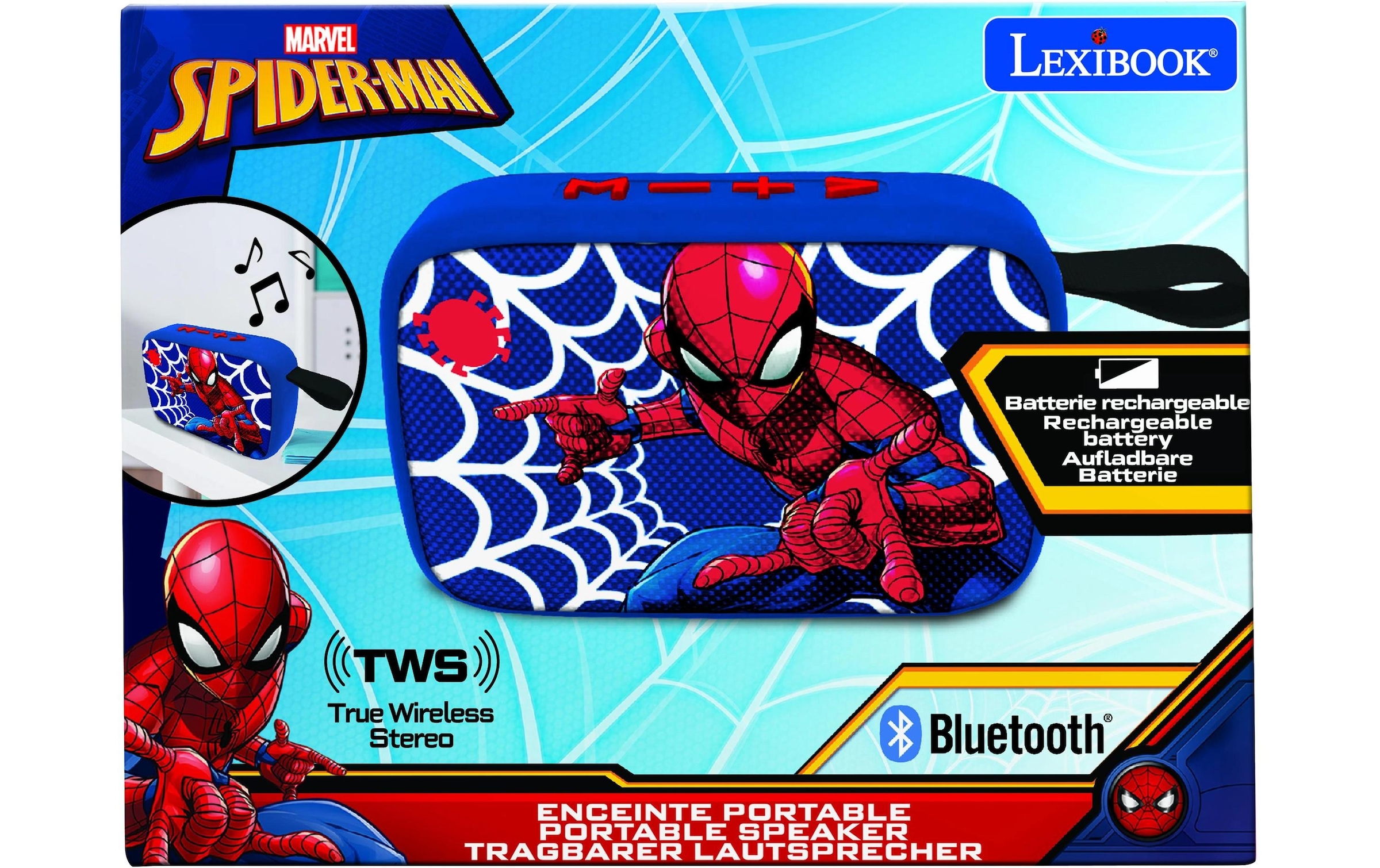 Lexibook® Haut-parleur Bluetooth »Spider-Man« ( )