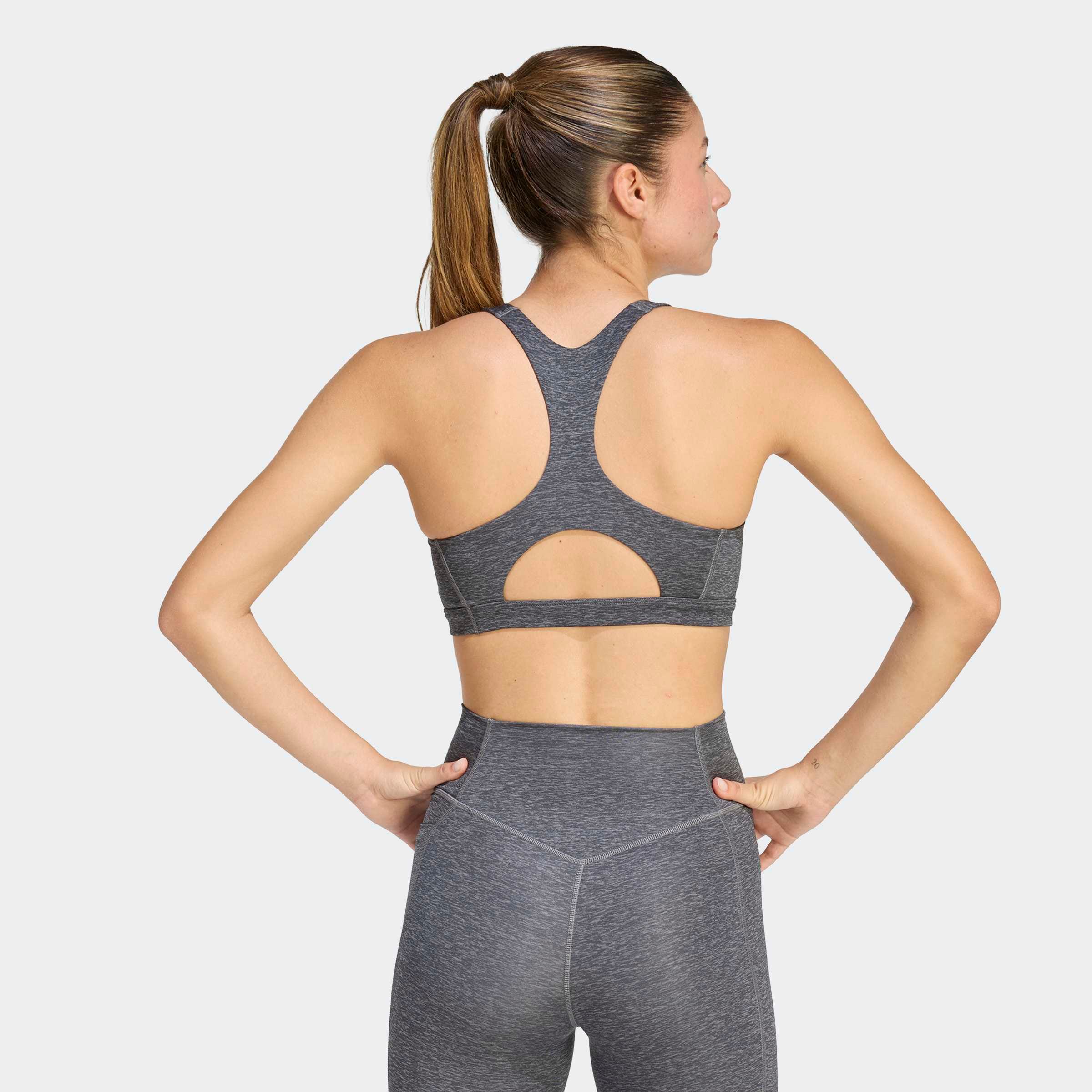 adidas Performance Soutien-gorge de sport »OPT ESSH MS BRA« sans armatures, avec technologie climacool®, en polyester