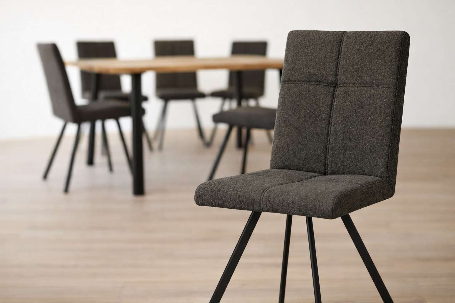 Home affaire Ensemble de bancs d'angle »Mia Essecke, Sitzgruppe, Eckbankgruppe, Küchenbankgruppe« Set, 4er, 4 tlg. Eckbank mit Wellenfederung; Tisch in Eiche massiv