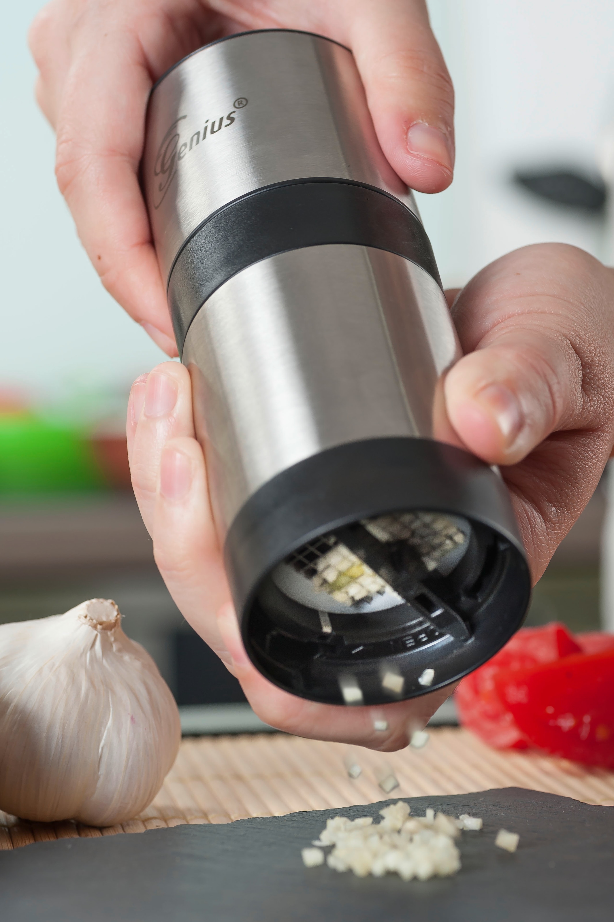 Genius Coupe-ail »Genius Knoblauch-Schneider G7« perfekte Würfel in Sekundenschnelle