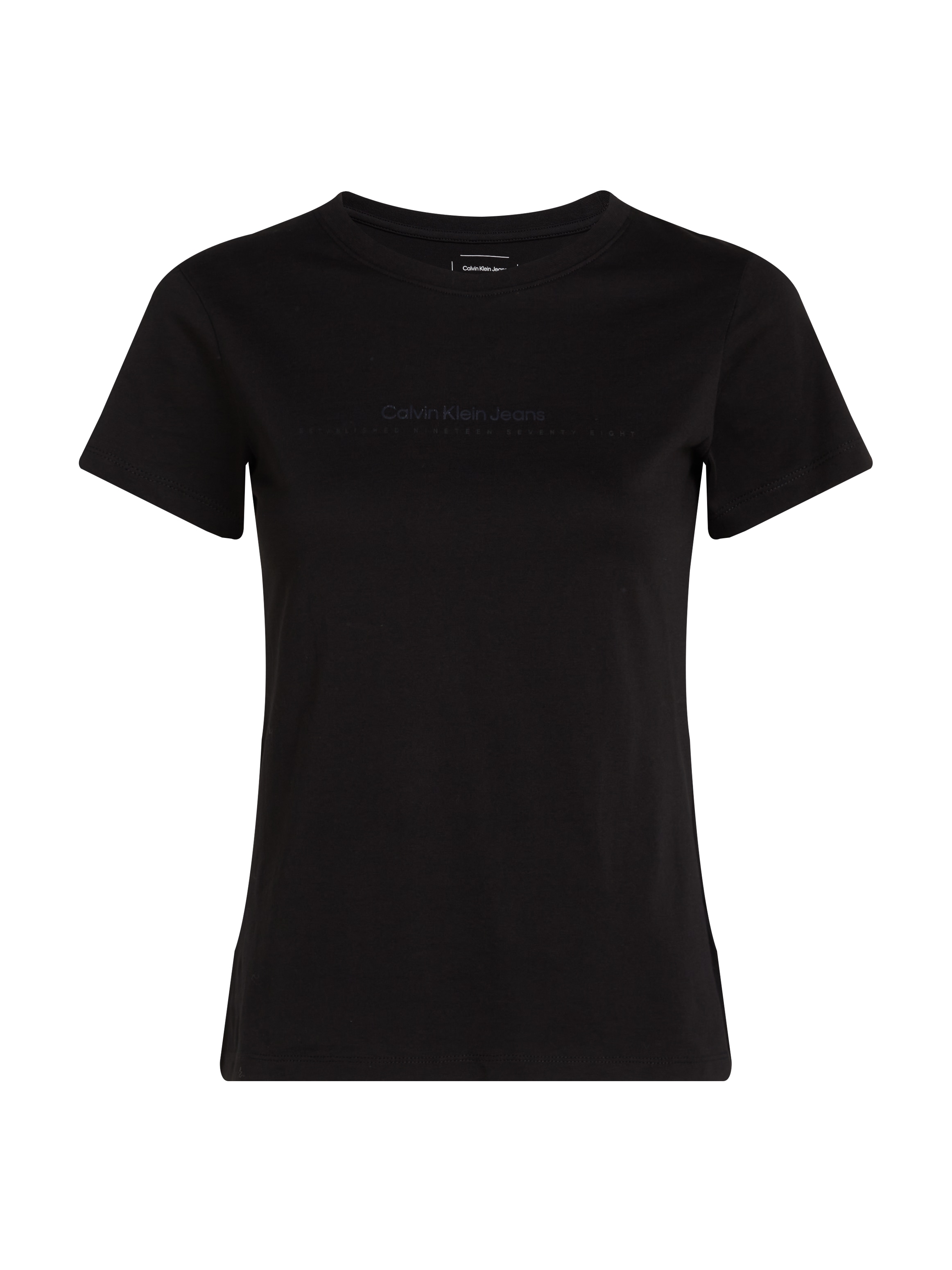 Calvin Klein Jeans Rundhalsshirt »INSTITUTIONAL GRAPHIC SLIM TEE«, mit Logodruck