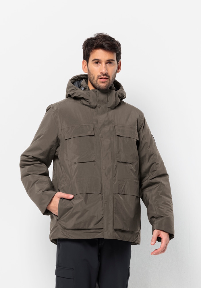 Jack Wolfskin Winterjacke »TEXTOR UTILITY JKT M«, mit Kapuze