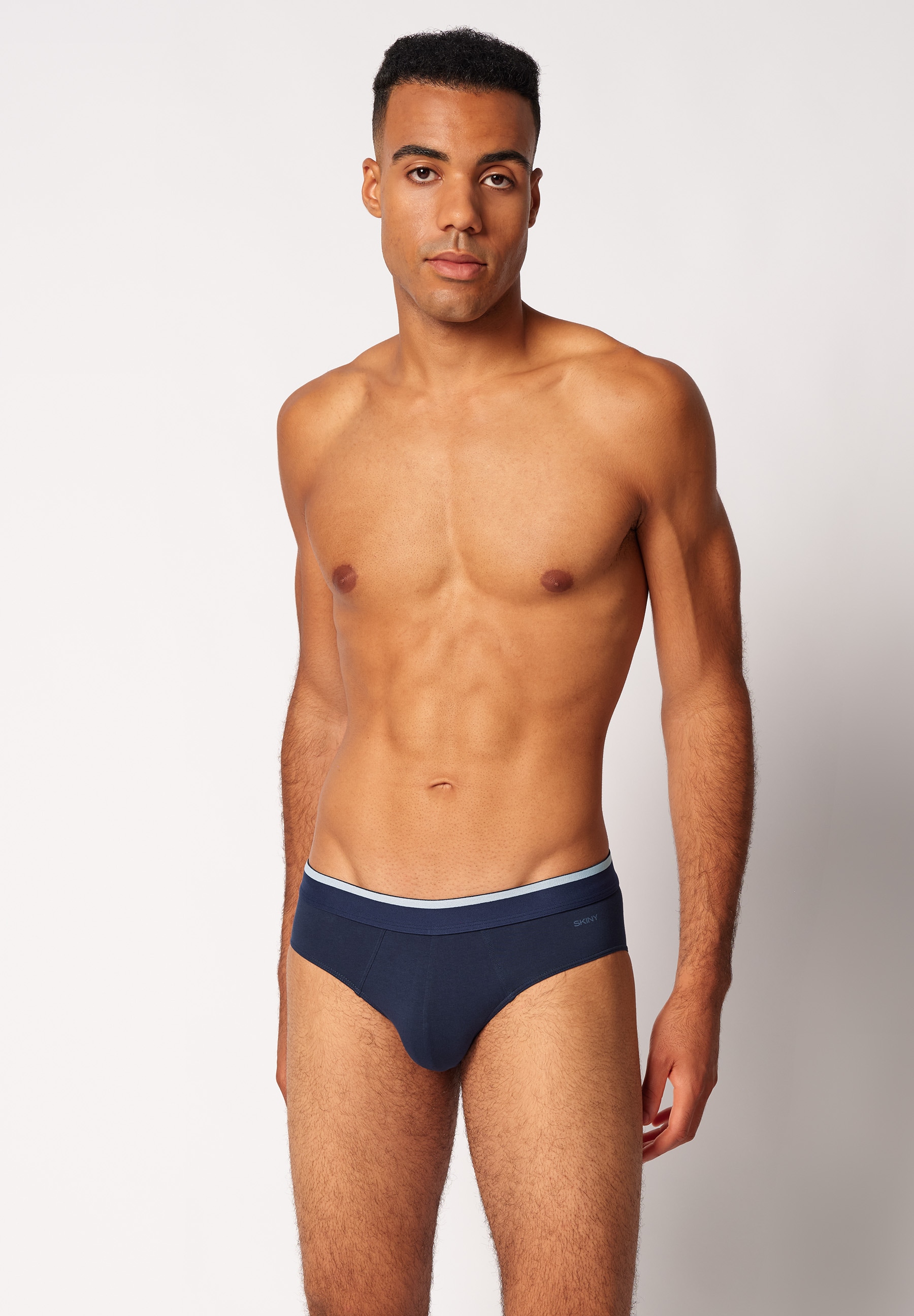 Skiny Brasilslip »Cotton Multipack« 3er Pack,  klassisch, basic, elastisch, bequem, kein Einschneiden, Baumwollmix