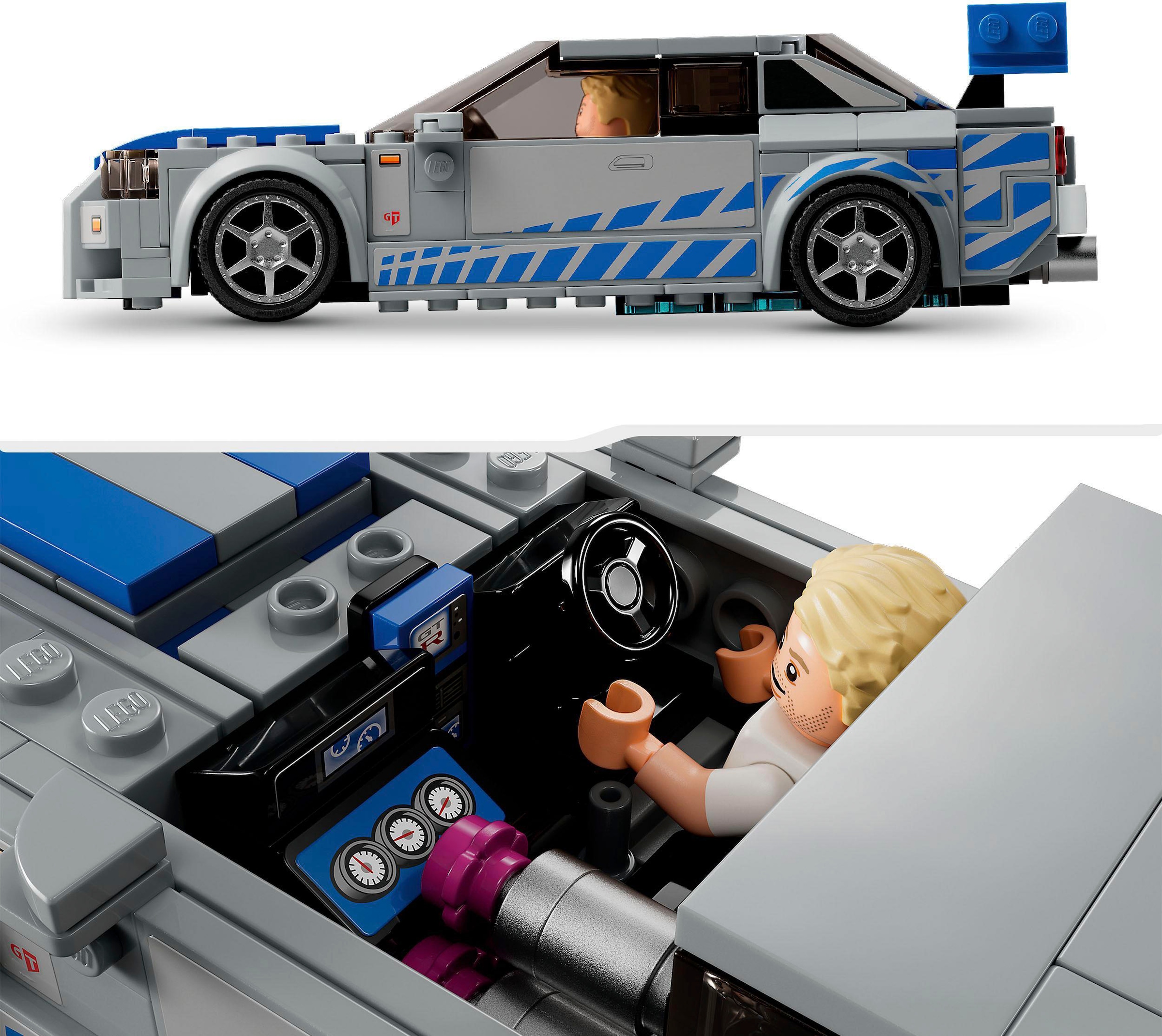 LEGO® Konstruktionsspielsteine »2 Fast 2 Furious – Nissan Skyline GT-R (R34) (76917)«, (319 St.), LEGO® Speed Champions