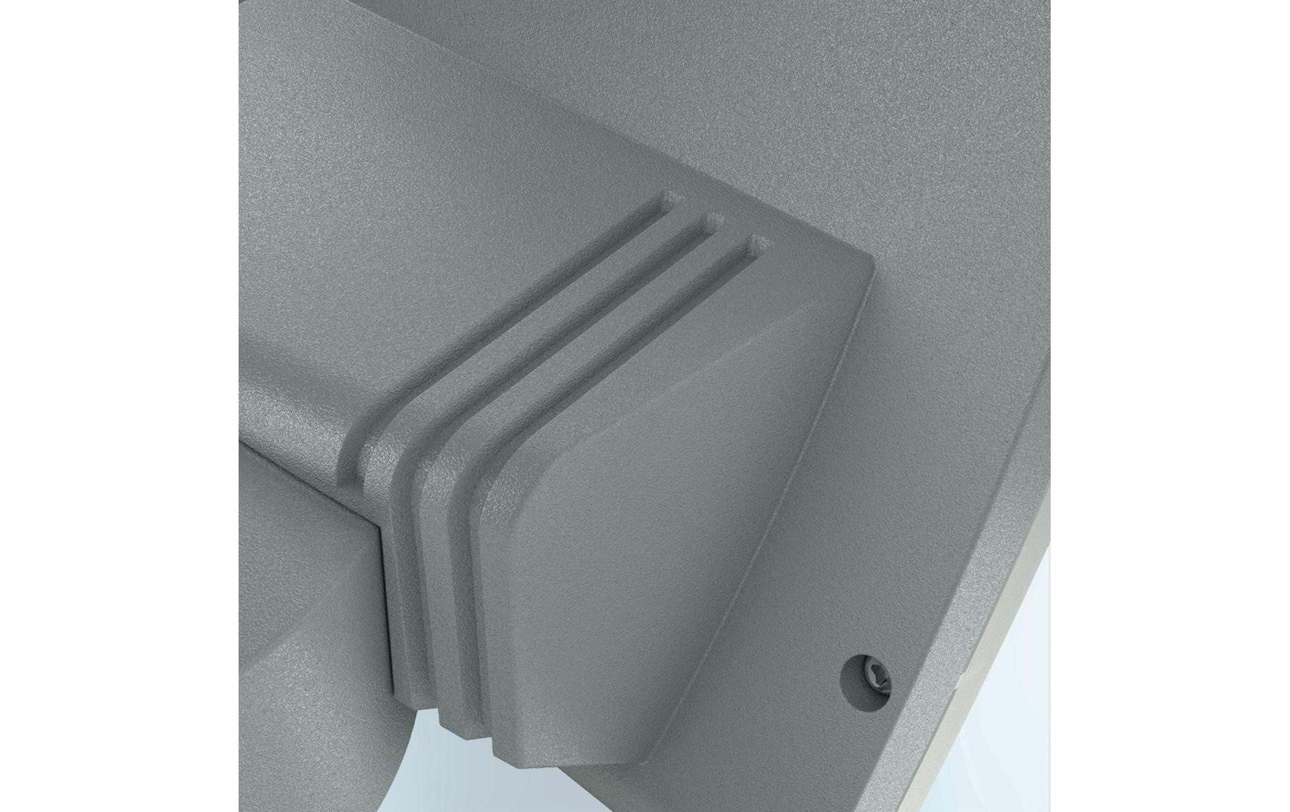 steinel Aussen-Wandleuchte »XLED curved Weiss«