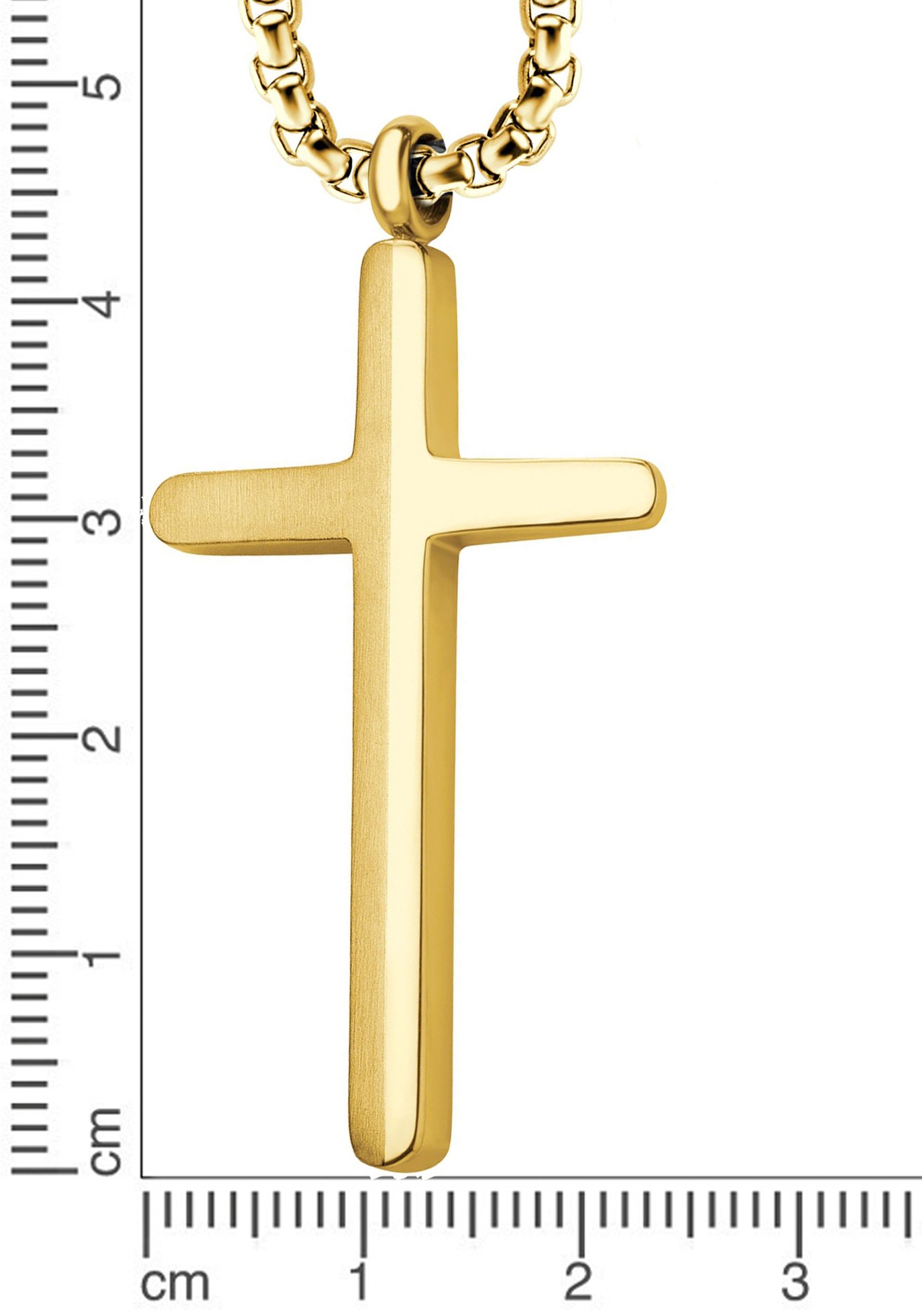 Firetti Kette mit Anhänger "Schmuck Geschenk Kreuz"