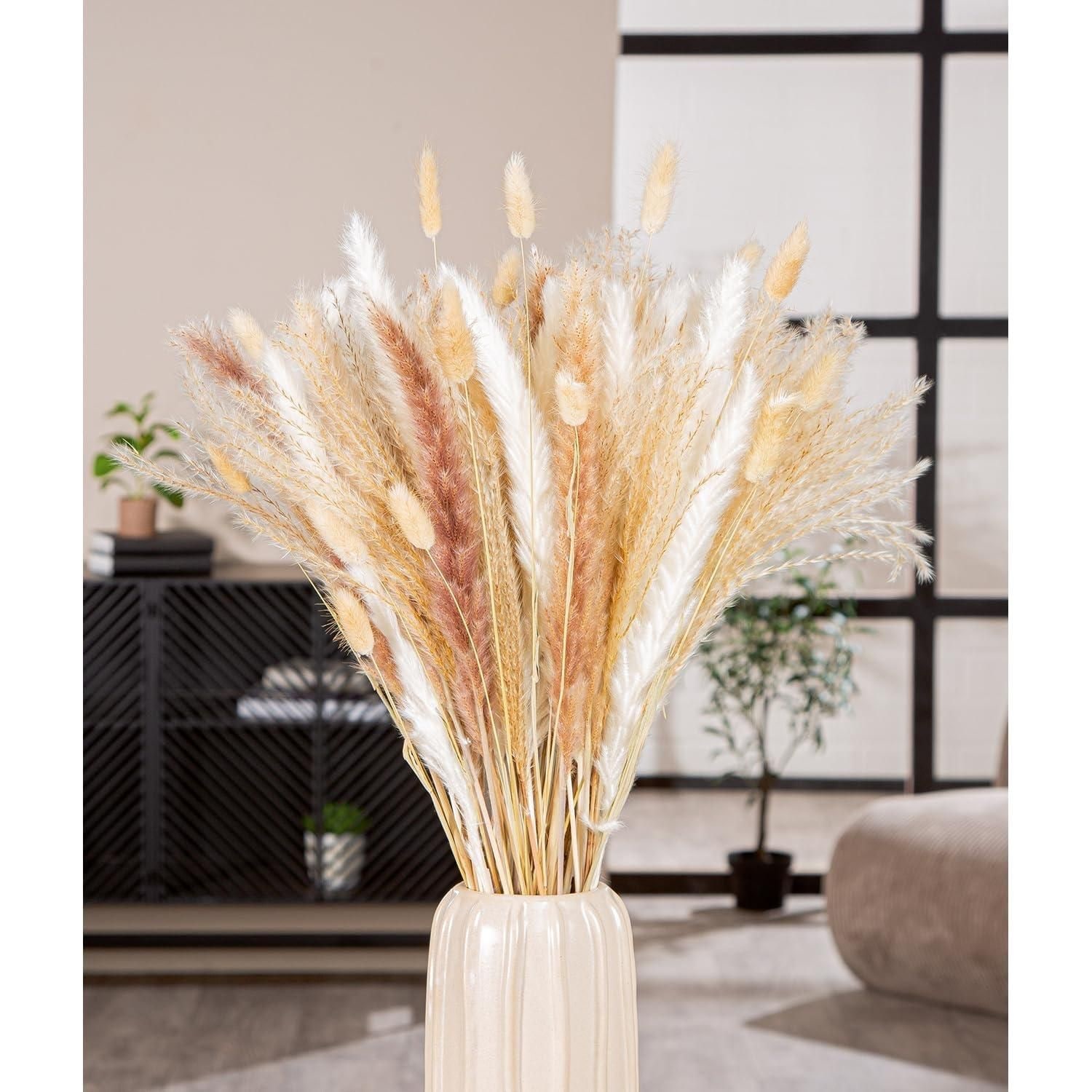 GILDE Objet décoratif »Bündel Trockenblume Seco naturfarben H. 53 cm«